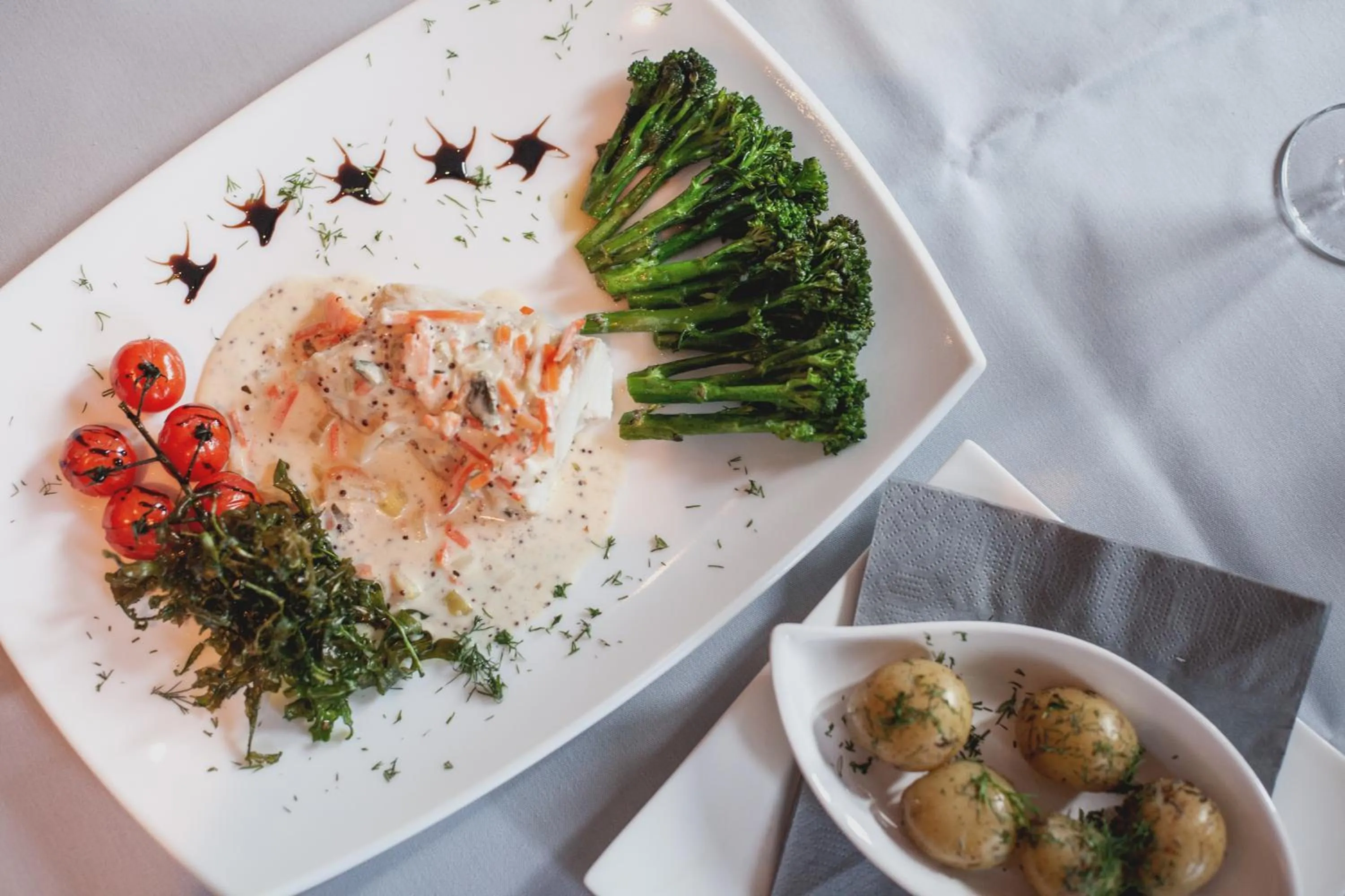 Food and drinks in Waldhotel Eiche