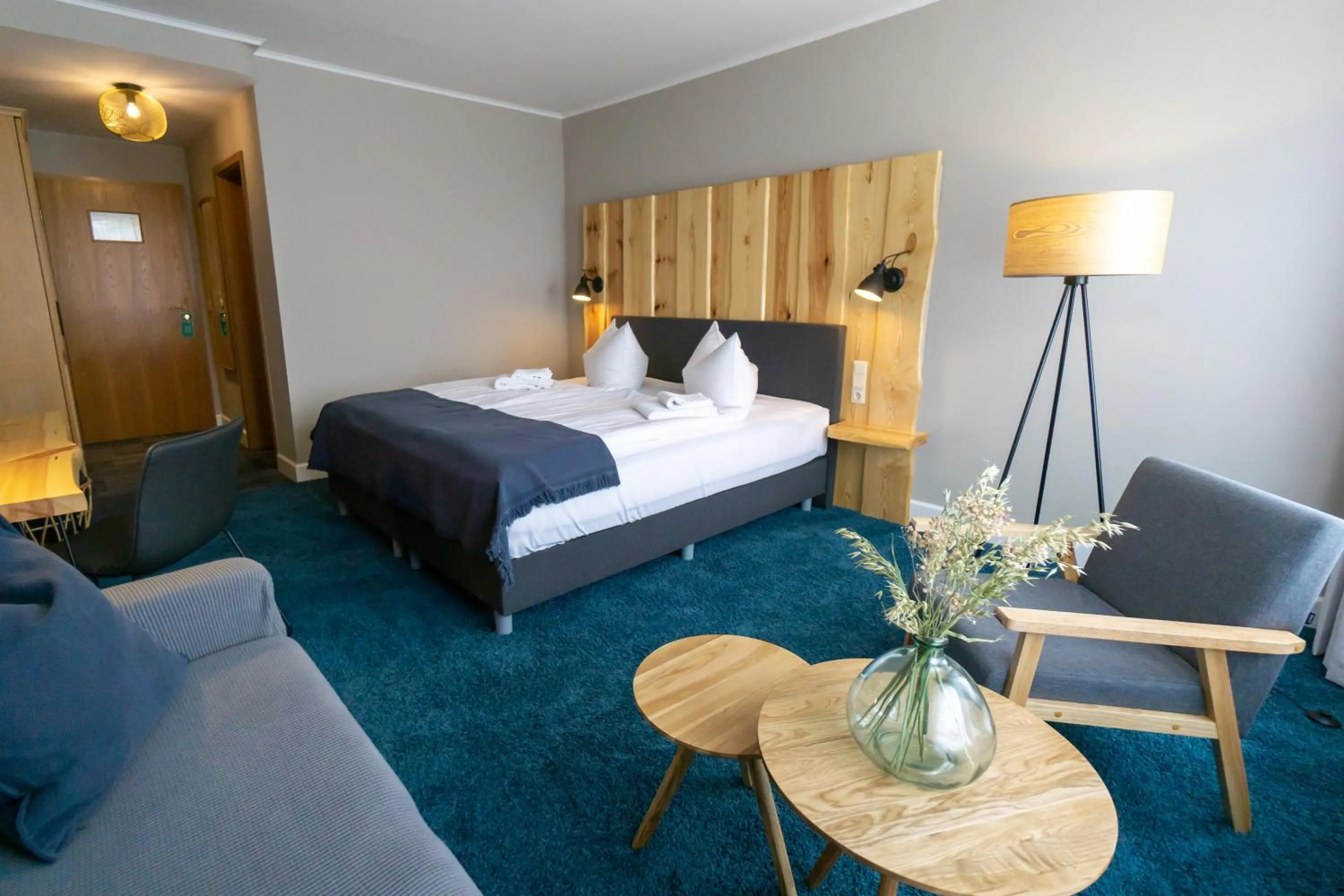 Photo of the whole room, Bed in Waldhotel Eiche