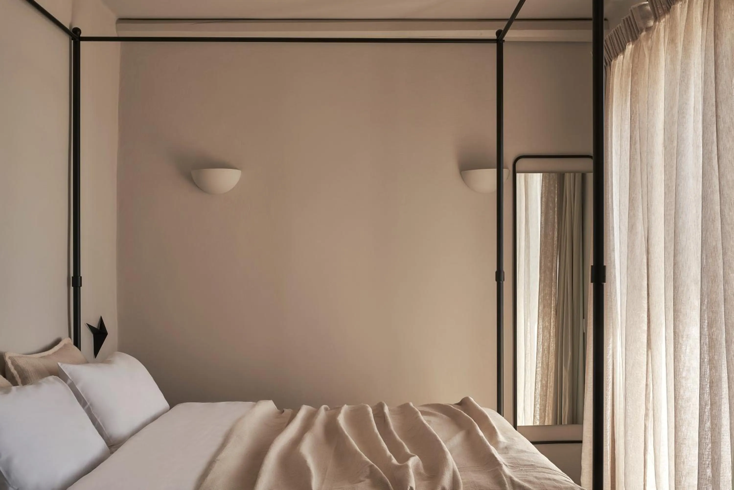 Bed in Under the Sun Cycladic Village