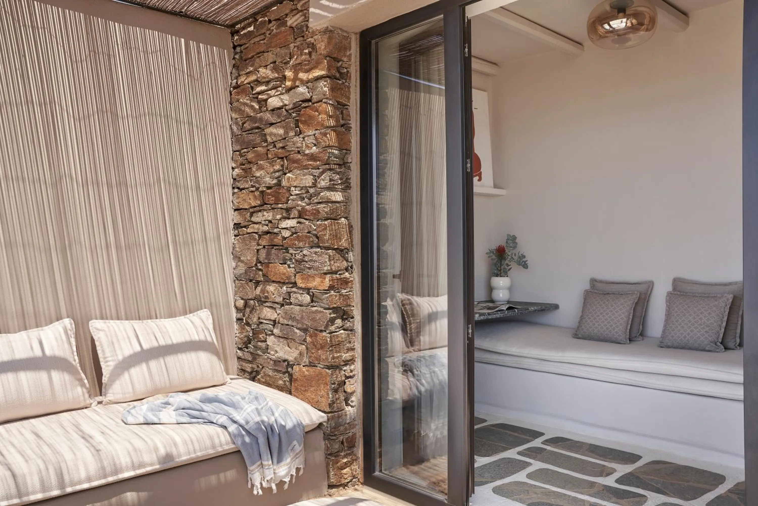 Balcony/Terrace in Under the Sun Cycladic Village