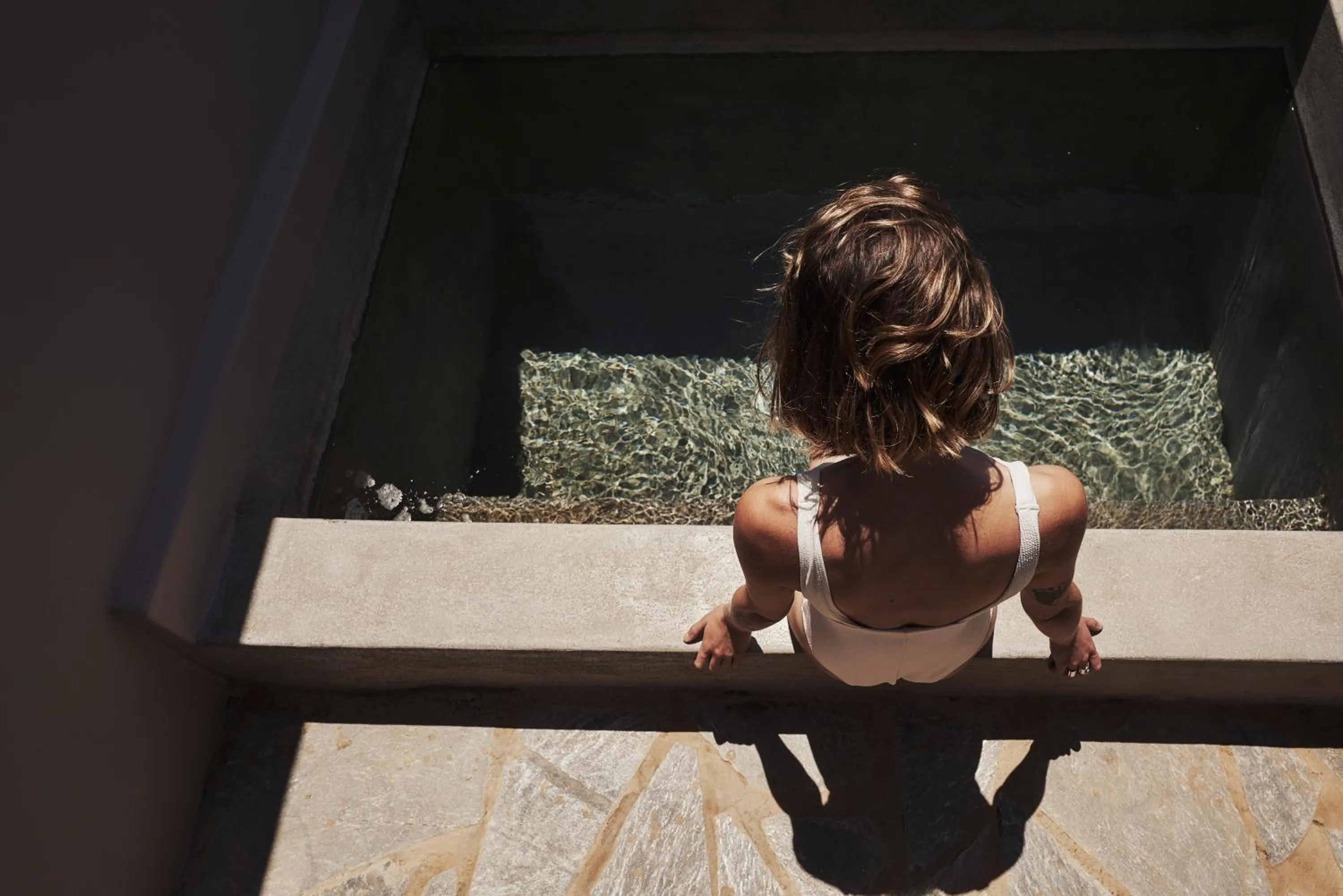 People in Under the Sun Cycladic Village