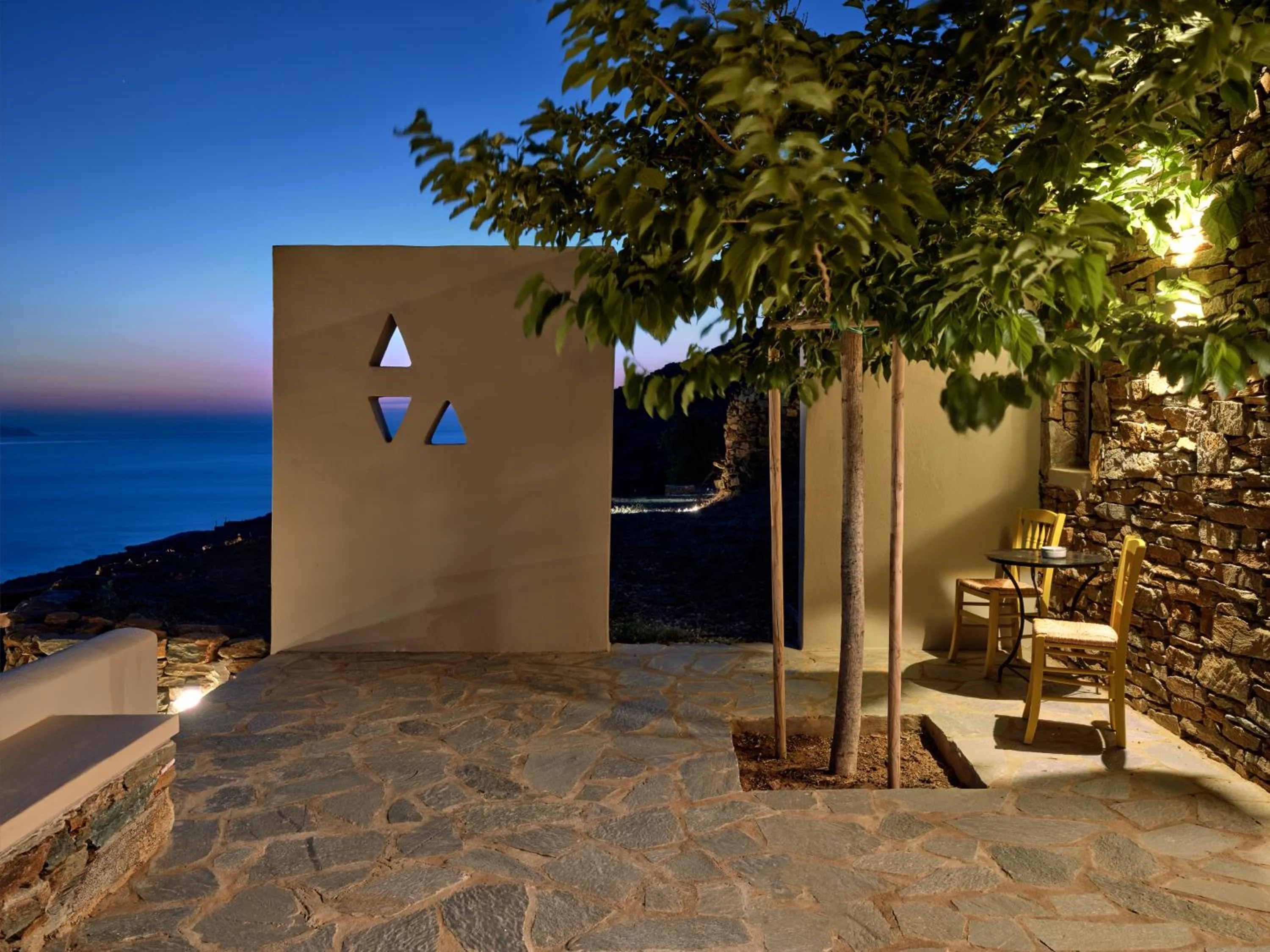 Garden in Under the Sun Cycladic Village