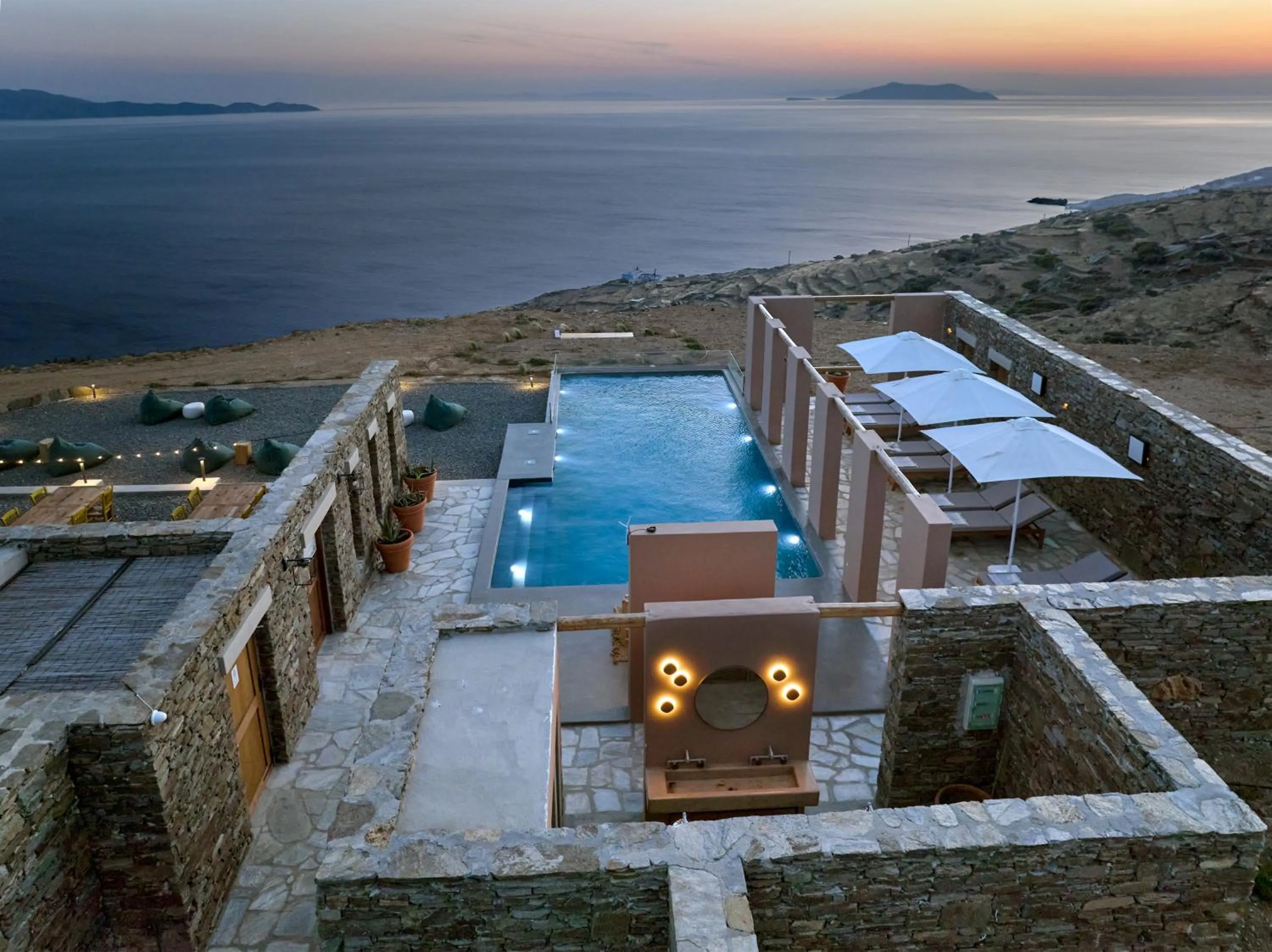 Swimming pool in Under the Sun Cycladic Village
