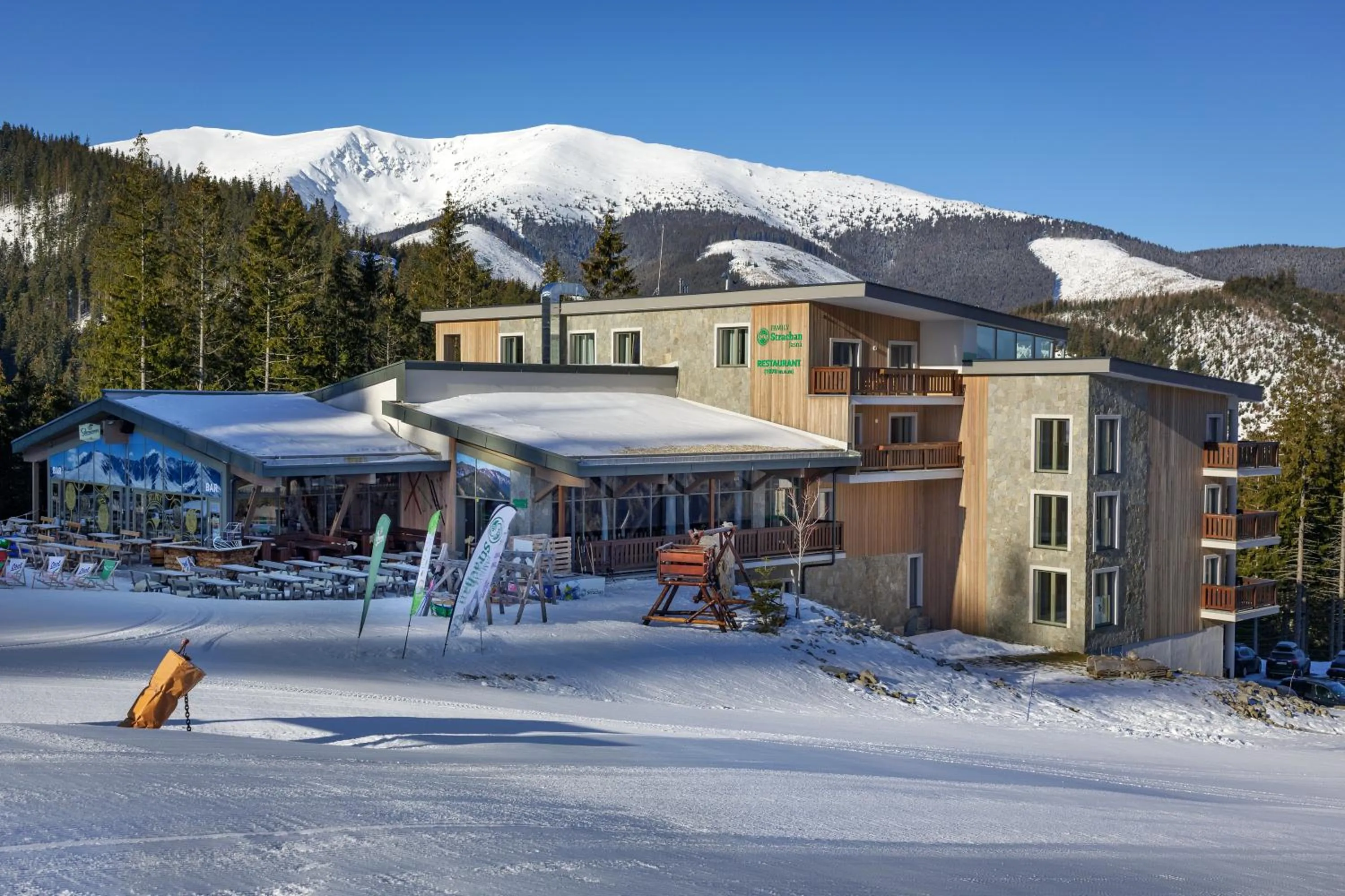 Property building in Hotel Strachan Family Jasná