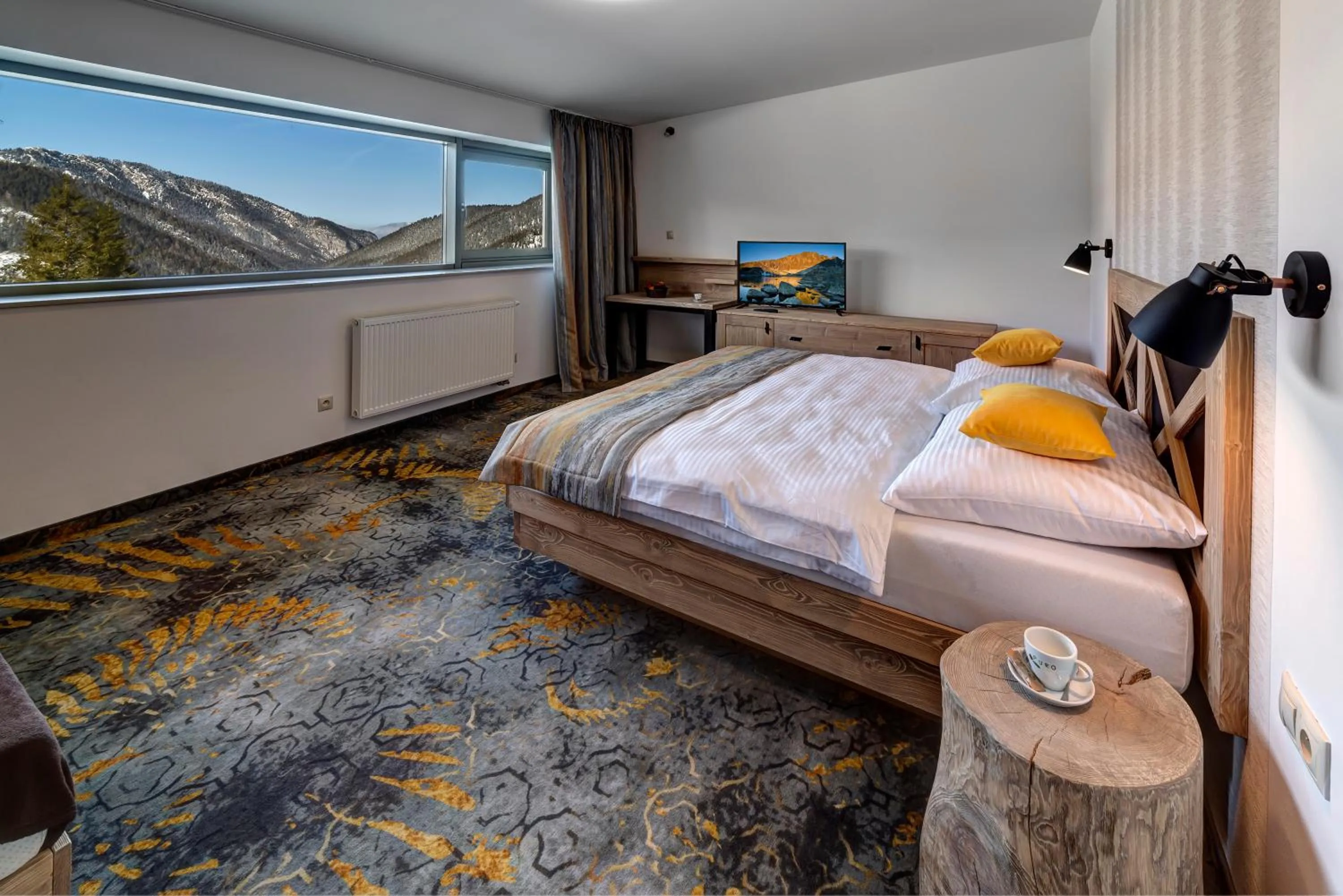 Bed in Hotel Strachan Family Jasná