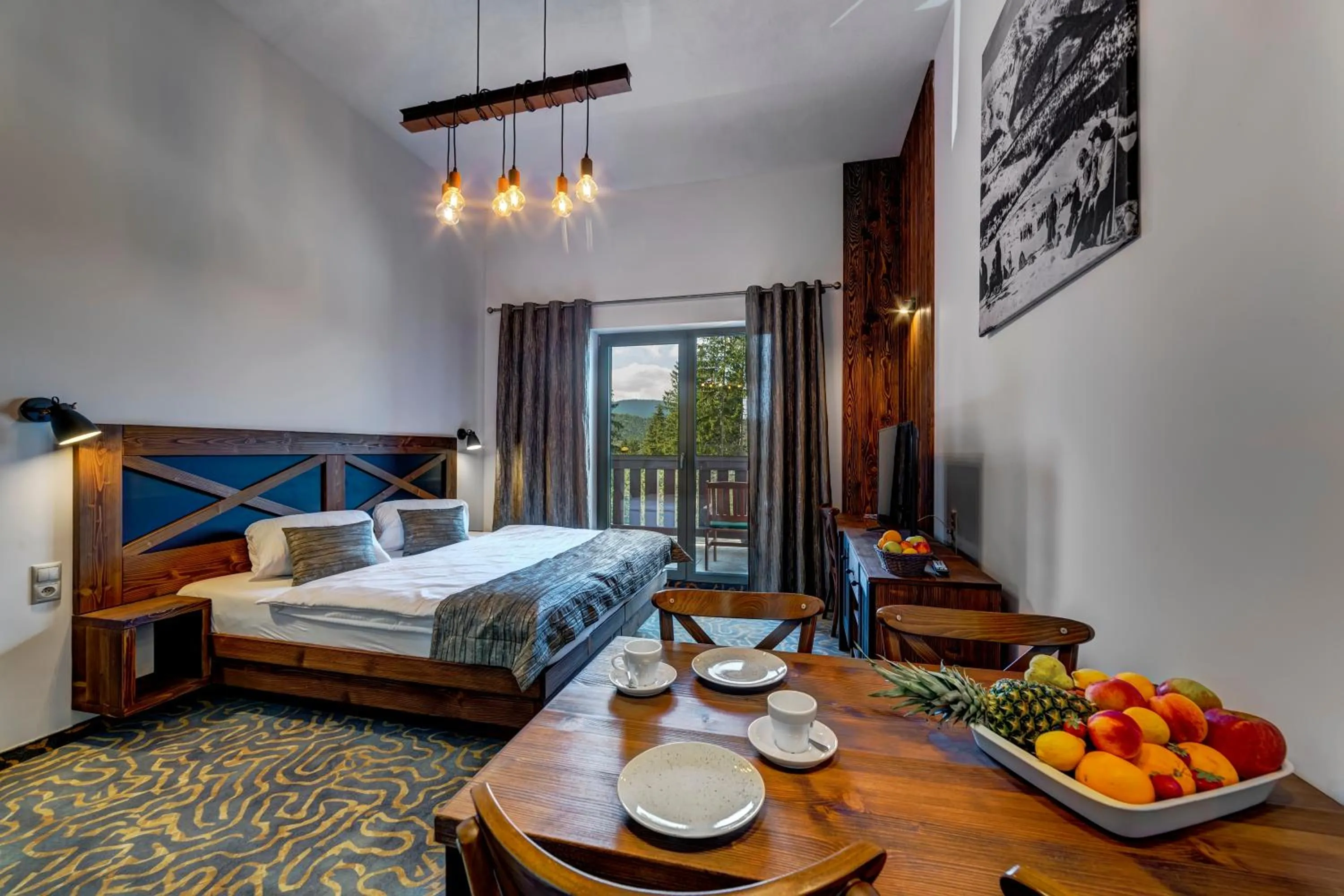 Photo of the whole room, Bed in Hotel Strachan Family Jasná