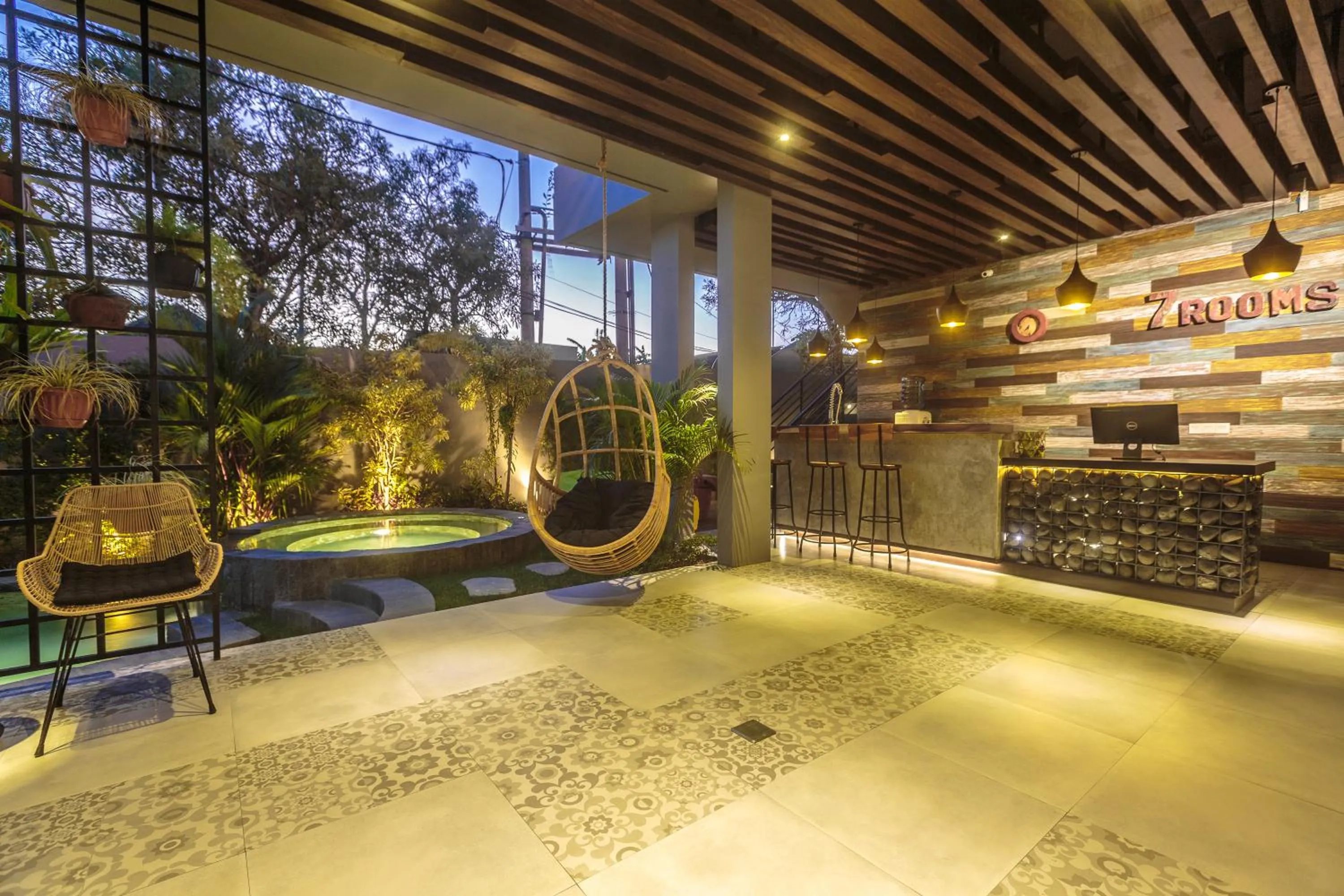 Patio in 7Rooms Villa Seminyak - New Year's Offer
