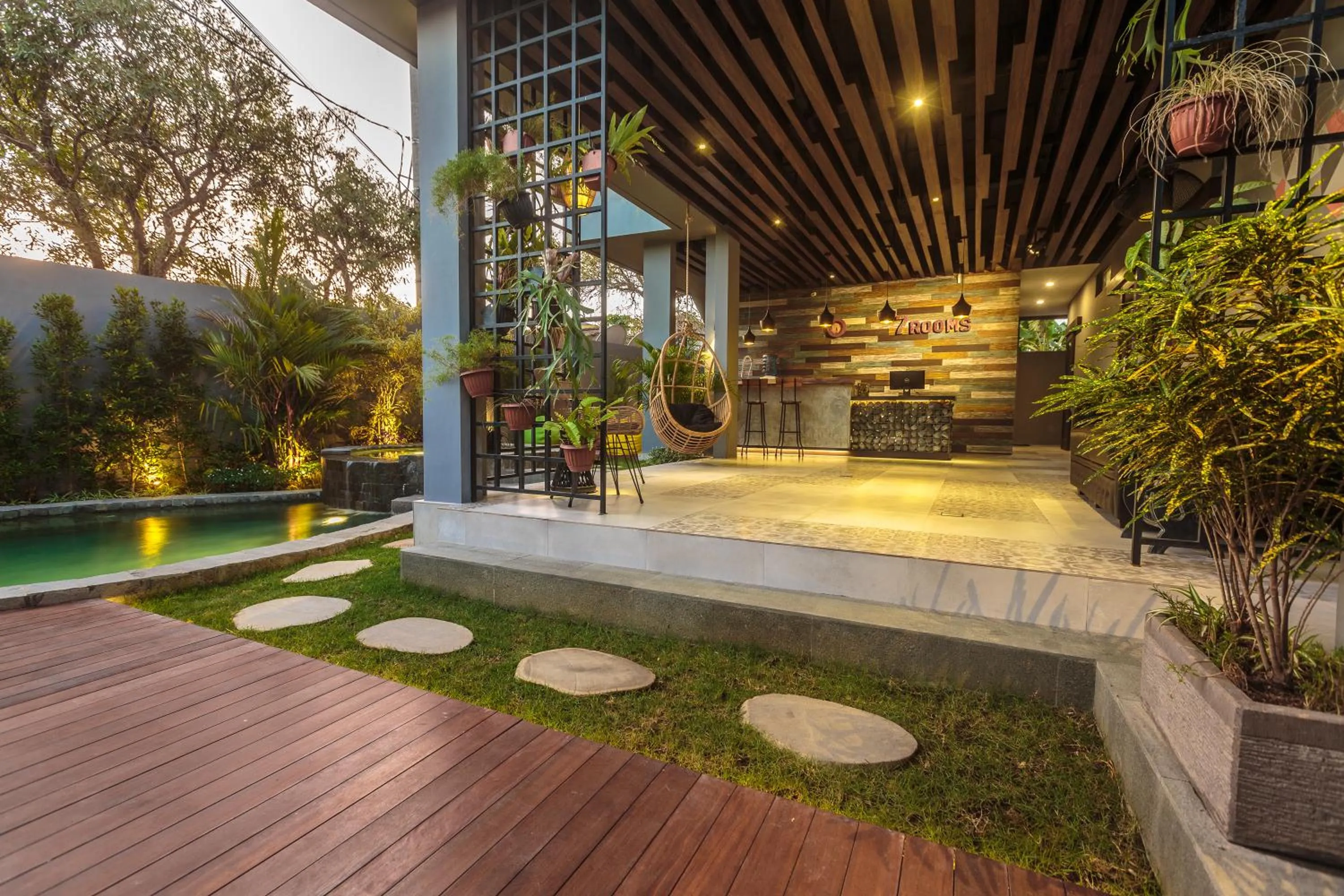Patio in 7Rooms Villa Seminyak - New Year's Offer