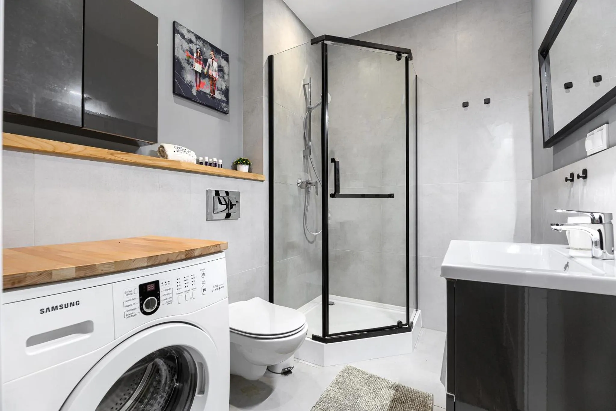 Bathroom in MARGI Absynth Apartament LARGE & COMFY