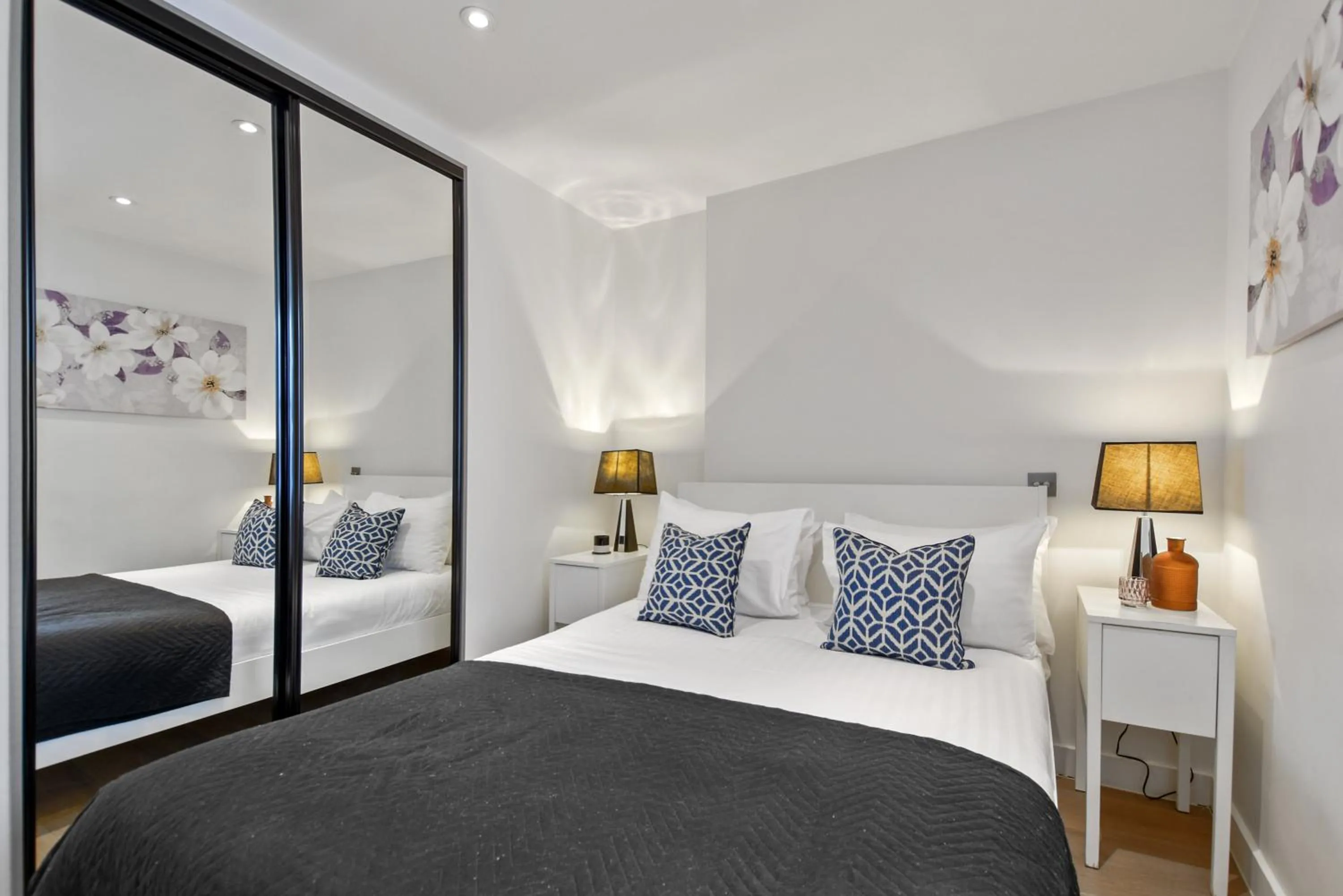 Bed in Berwick Street by Aeria Apartments