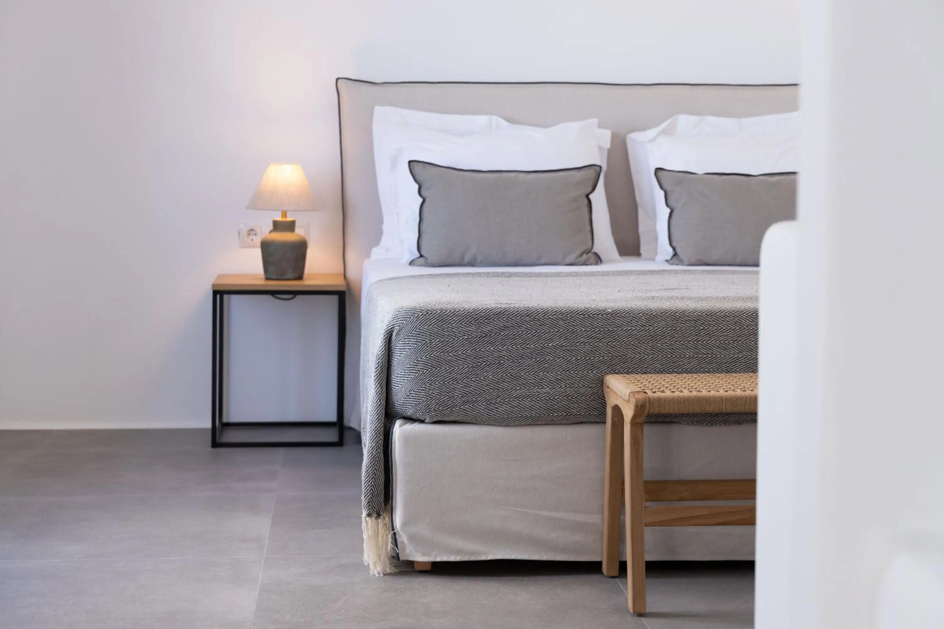 Bed in Archon Seaside Retreat