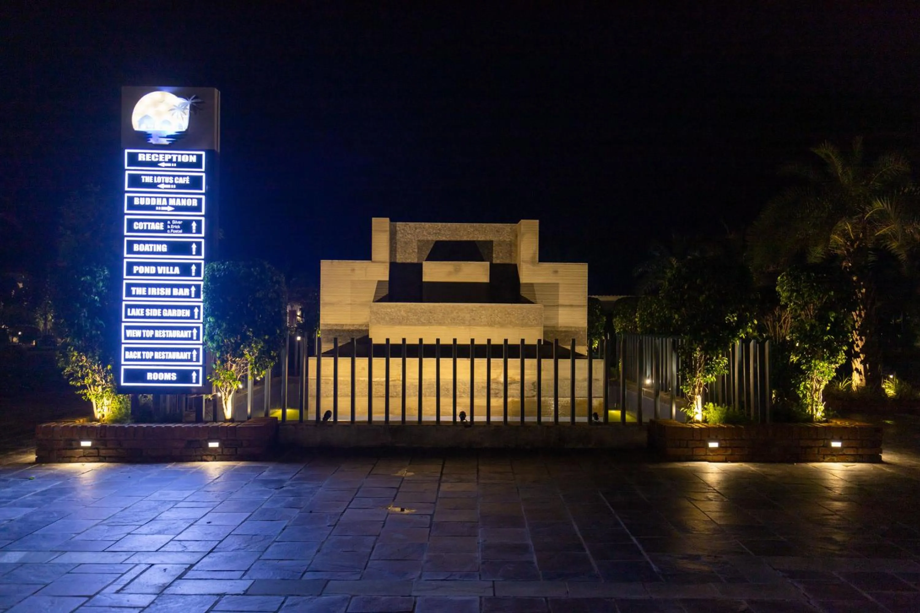 Facade/entrance in Lumbini Palace Resort