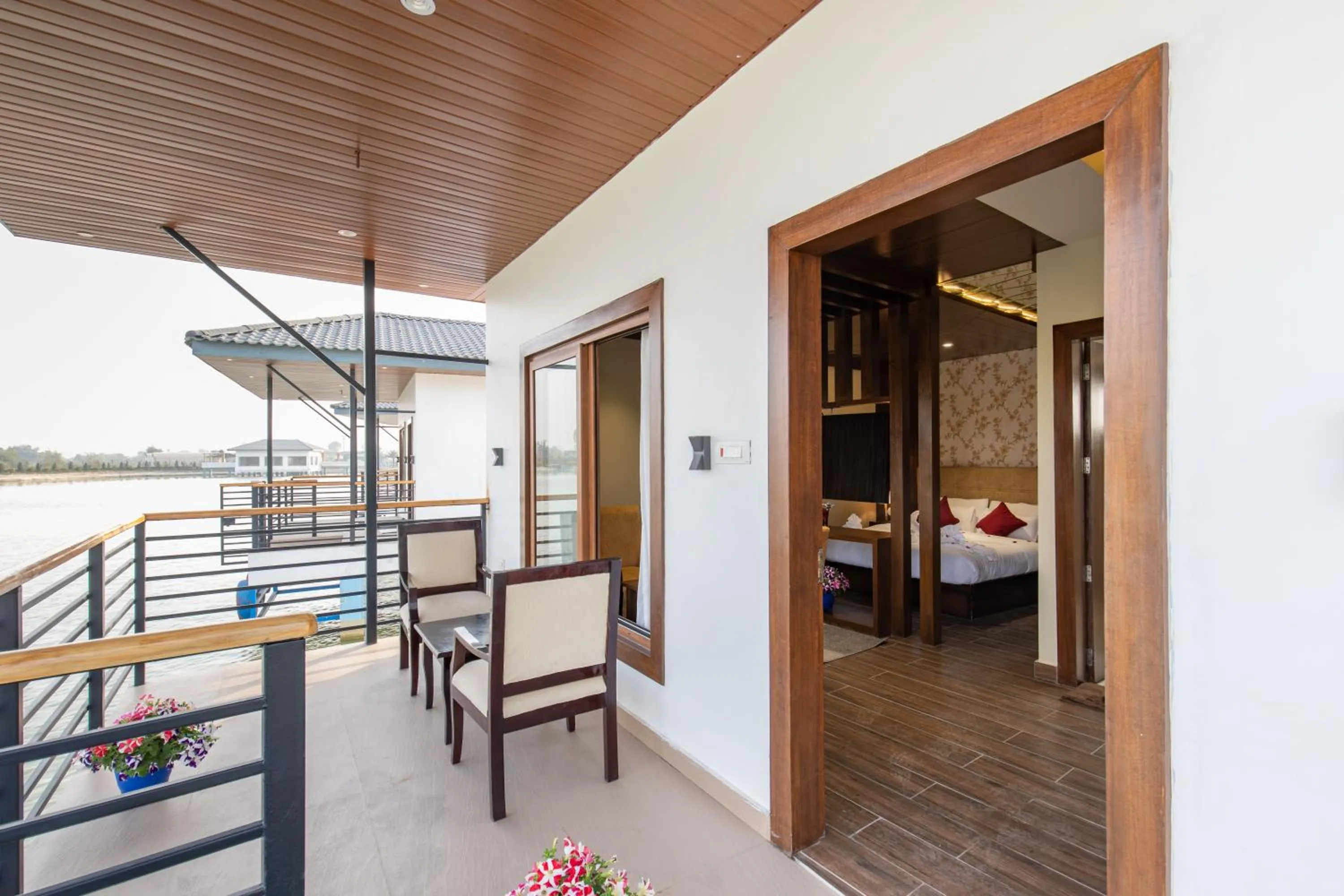 View (from property/room), Bed in Lumbini Palace Resort