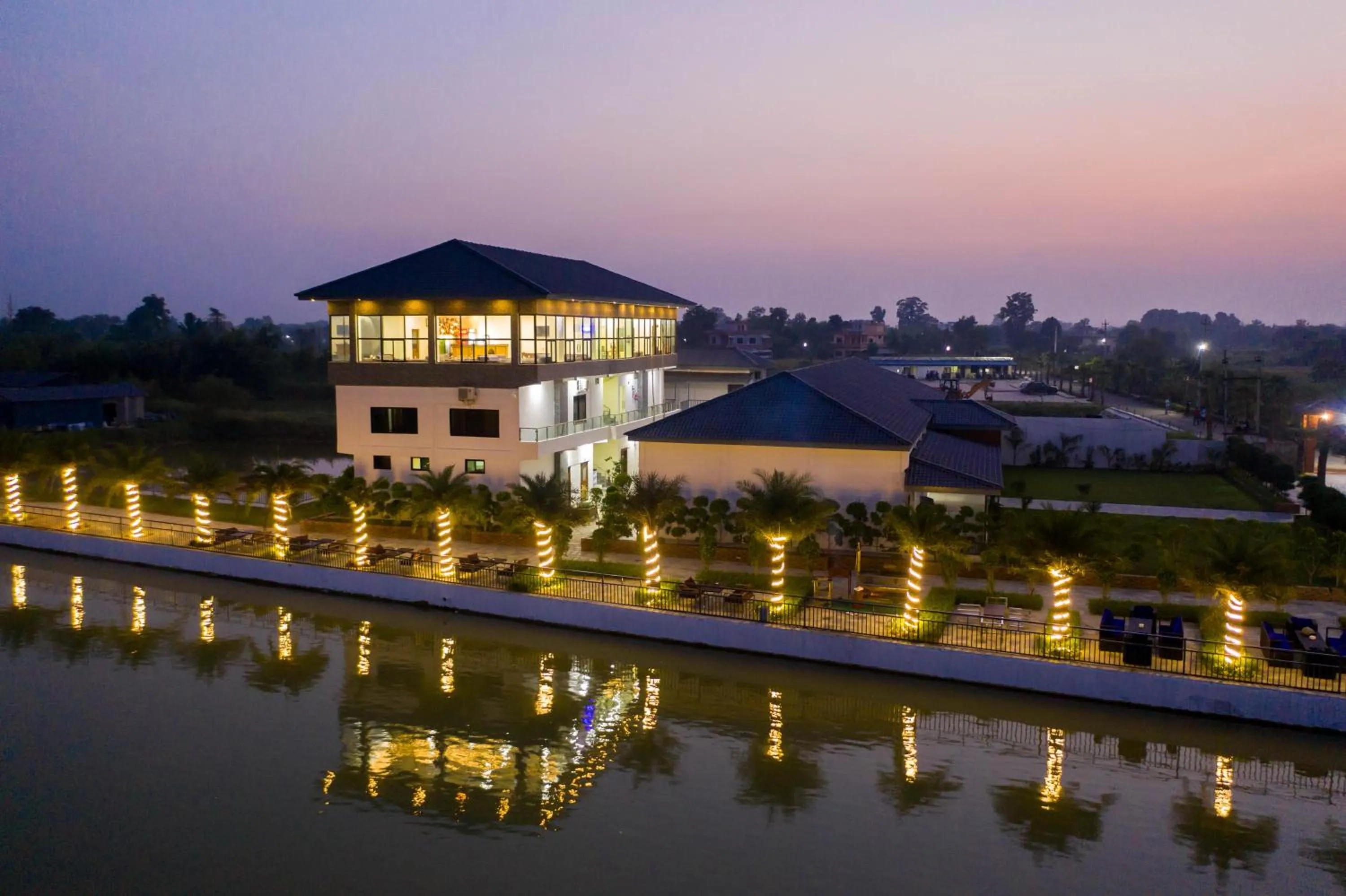 Property building in Lumbini Palace Resort