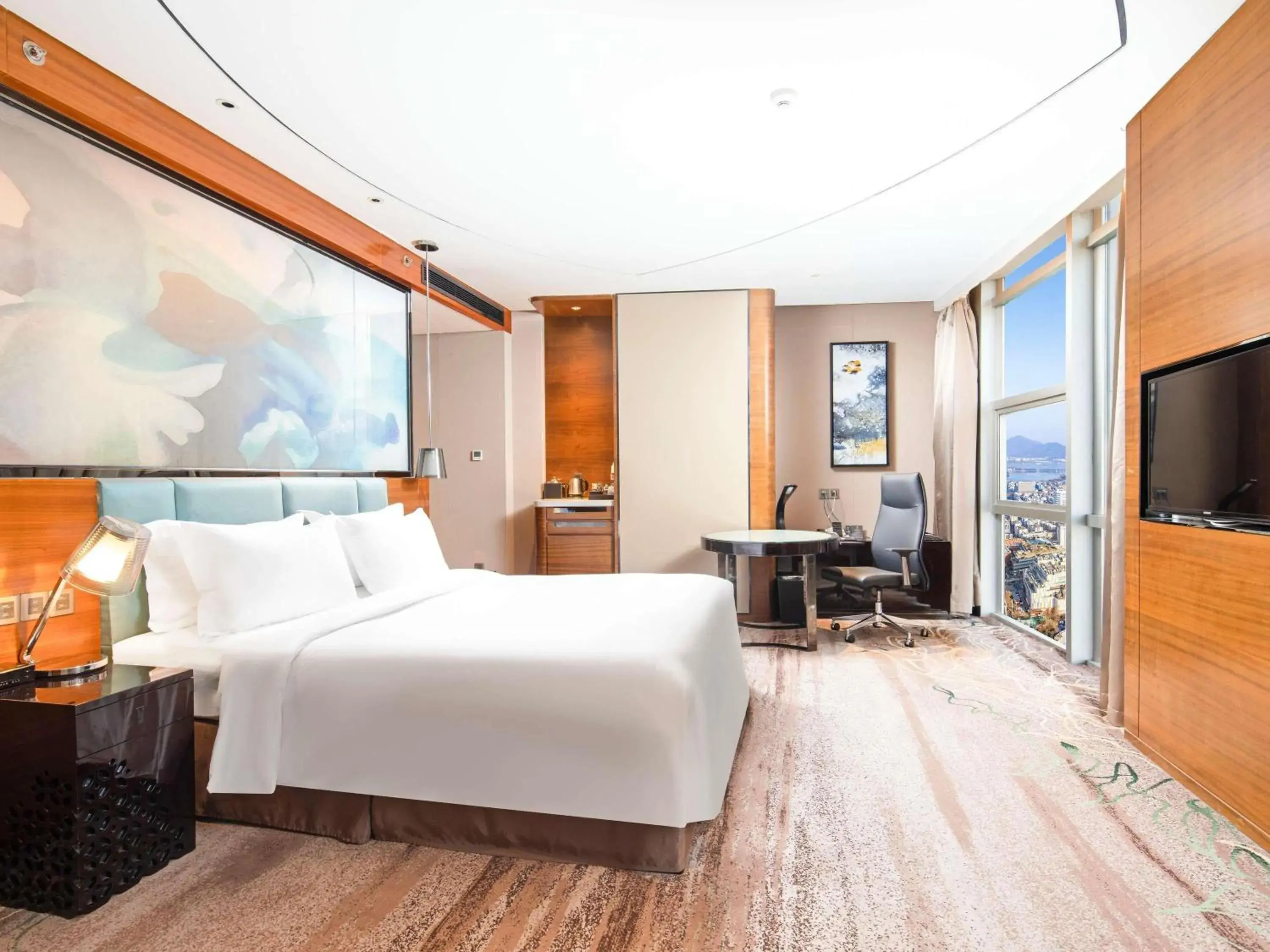 Bedroom, Bed in Sofitel Nanjing Galaxy Bedroom, Bed in Sofitel Nanjing Galaxy