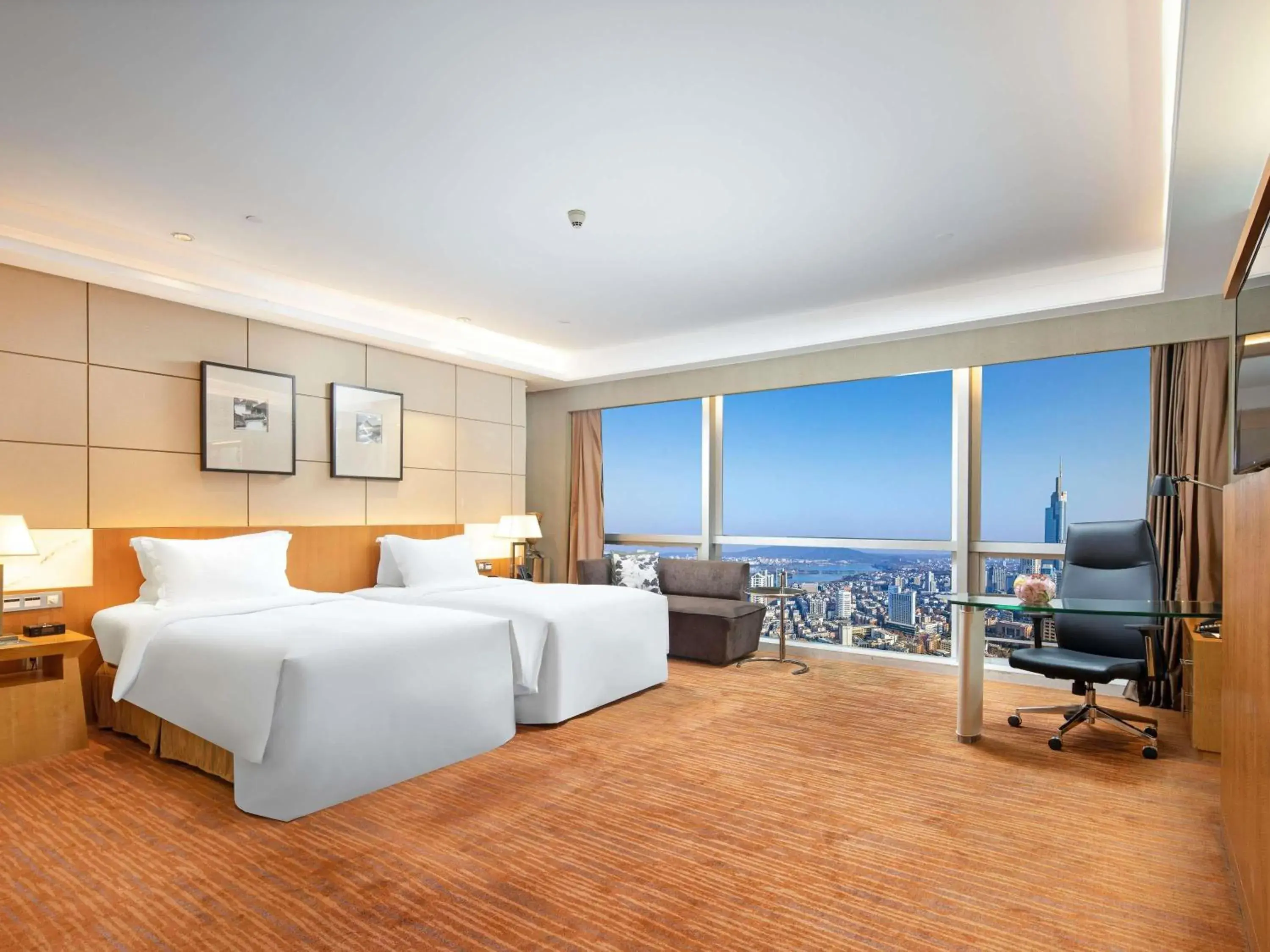 Bedroom, Bed in Sofitel Nanjing Galaxy Bedroom, Bed in Sofitel Nanjing Galaxy