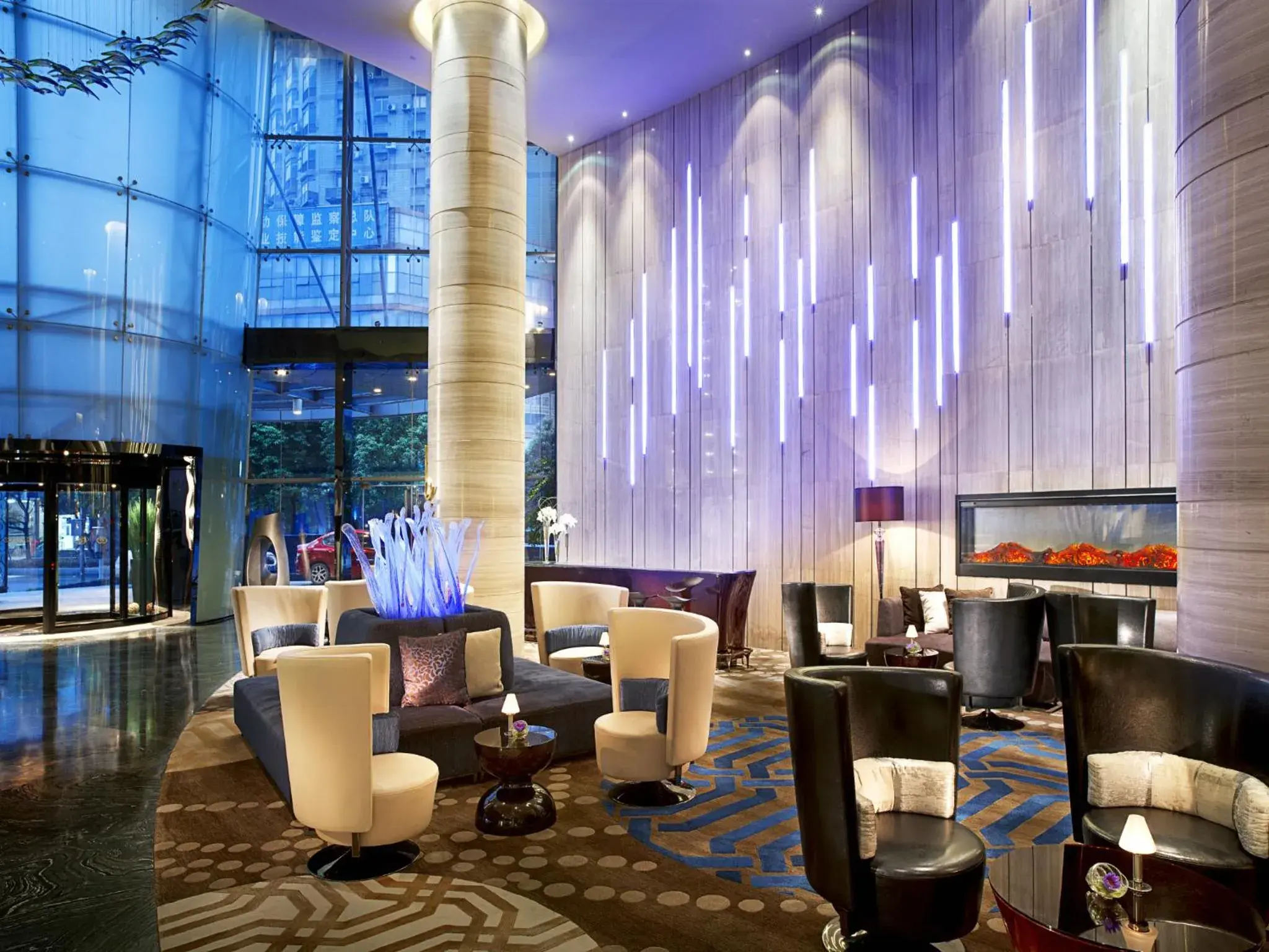 Lounge or bar in Sofitel Nanjing Galaxy Lounge or bar in Sofitel Nanjing Galaxy