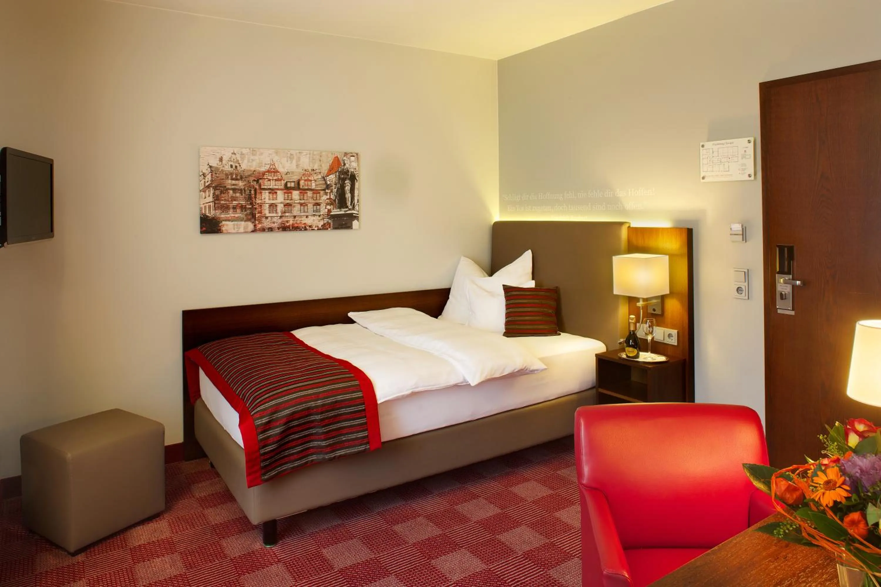 Bedroom, Bed in Trip Inn Stadthotel Coburg