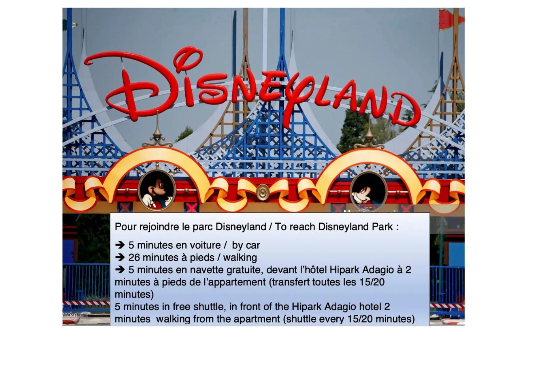 Apartment 2 Bedroomed Near Disneyland Paris with Garden Parking at Serris