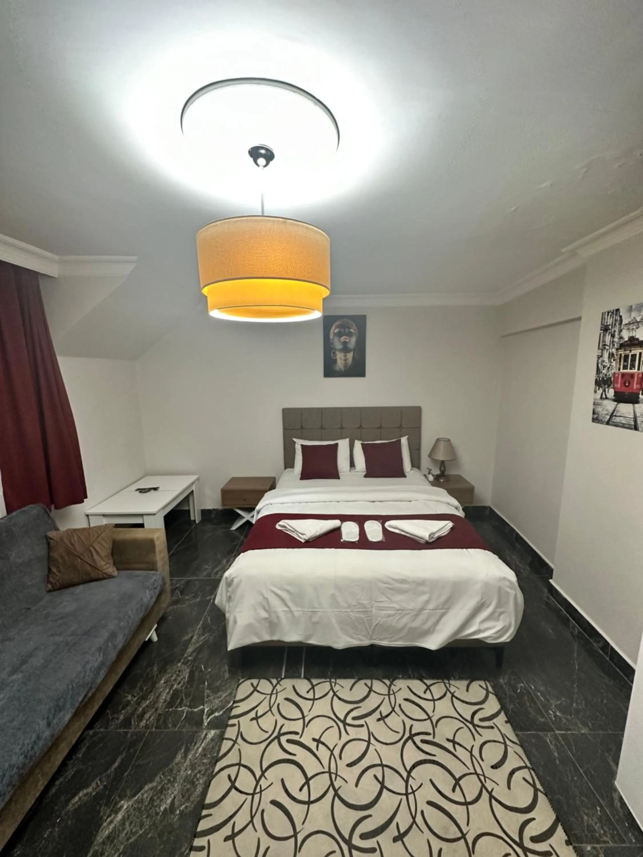 Bed in Taksim Rain Suite