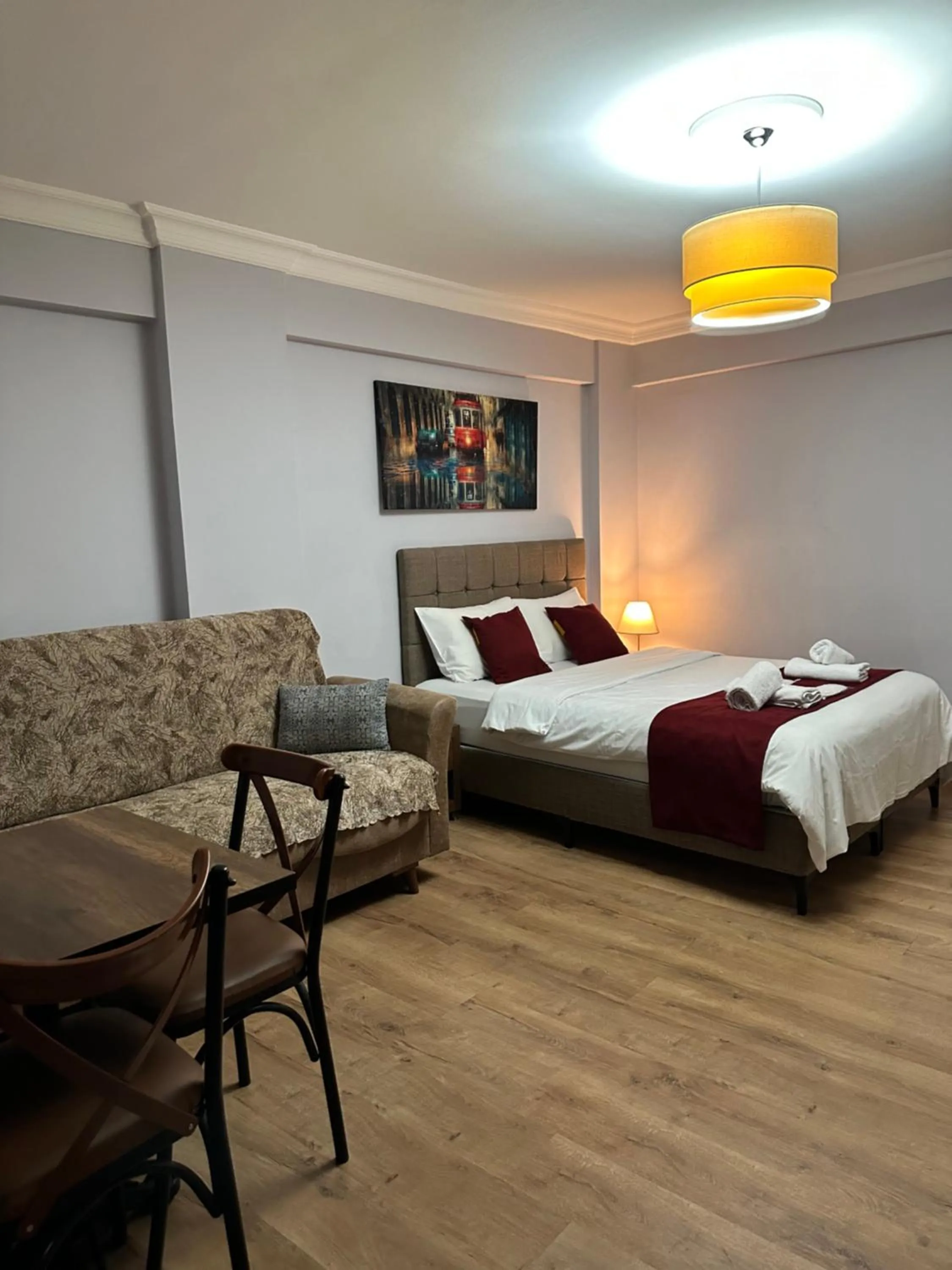 Bed in Taksim Rain Suite