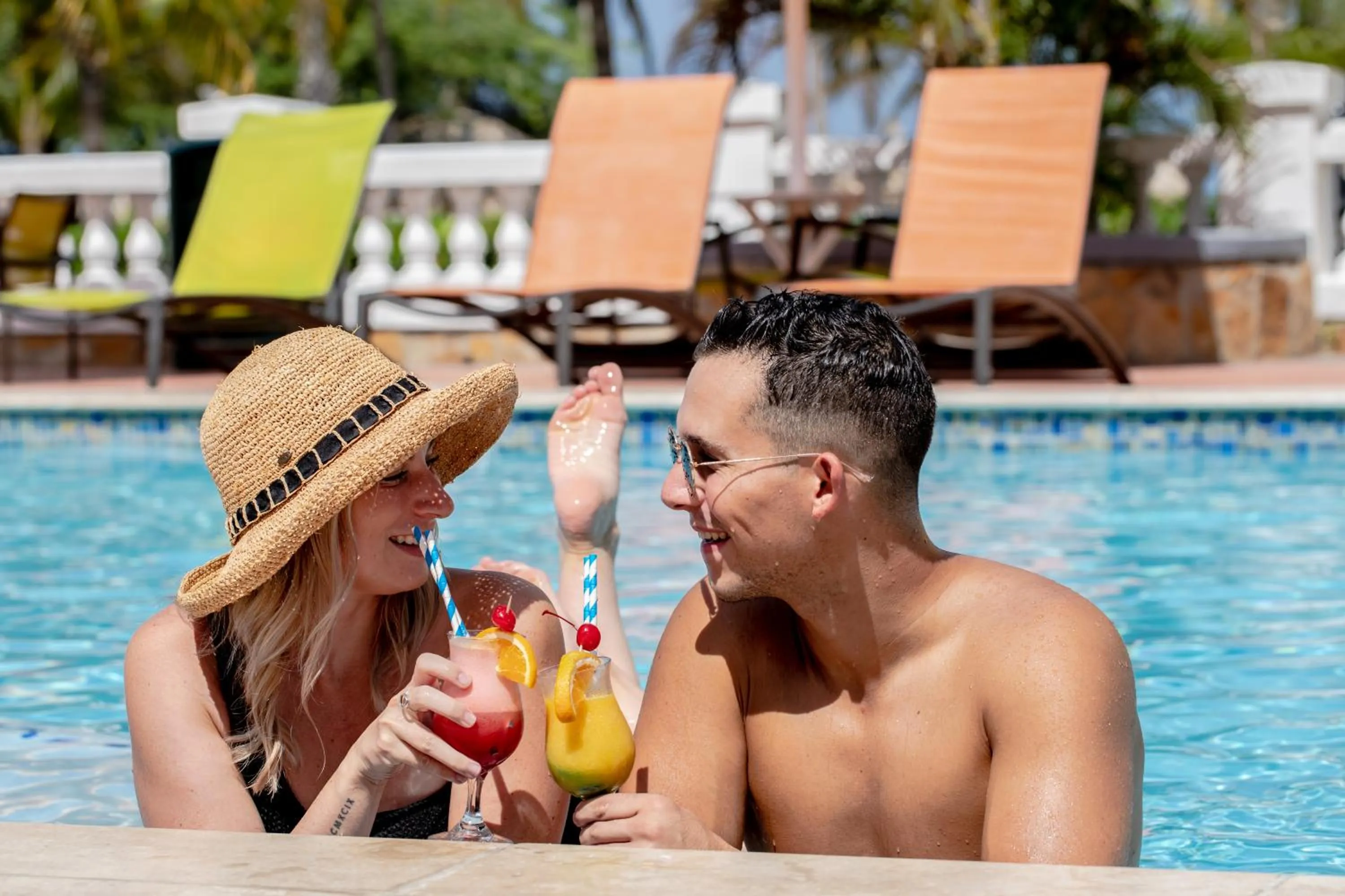 Pool view in Amsterdam Manor Beach Resort