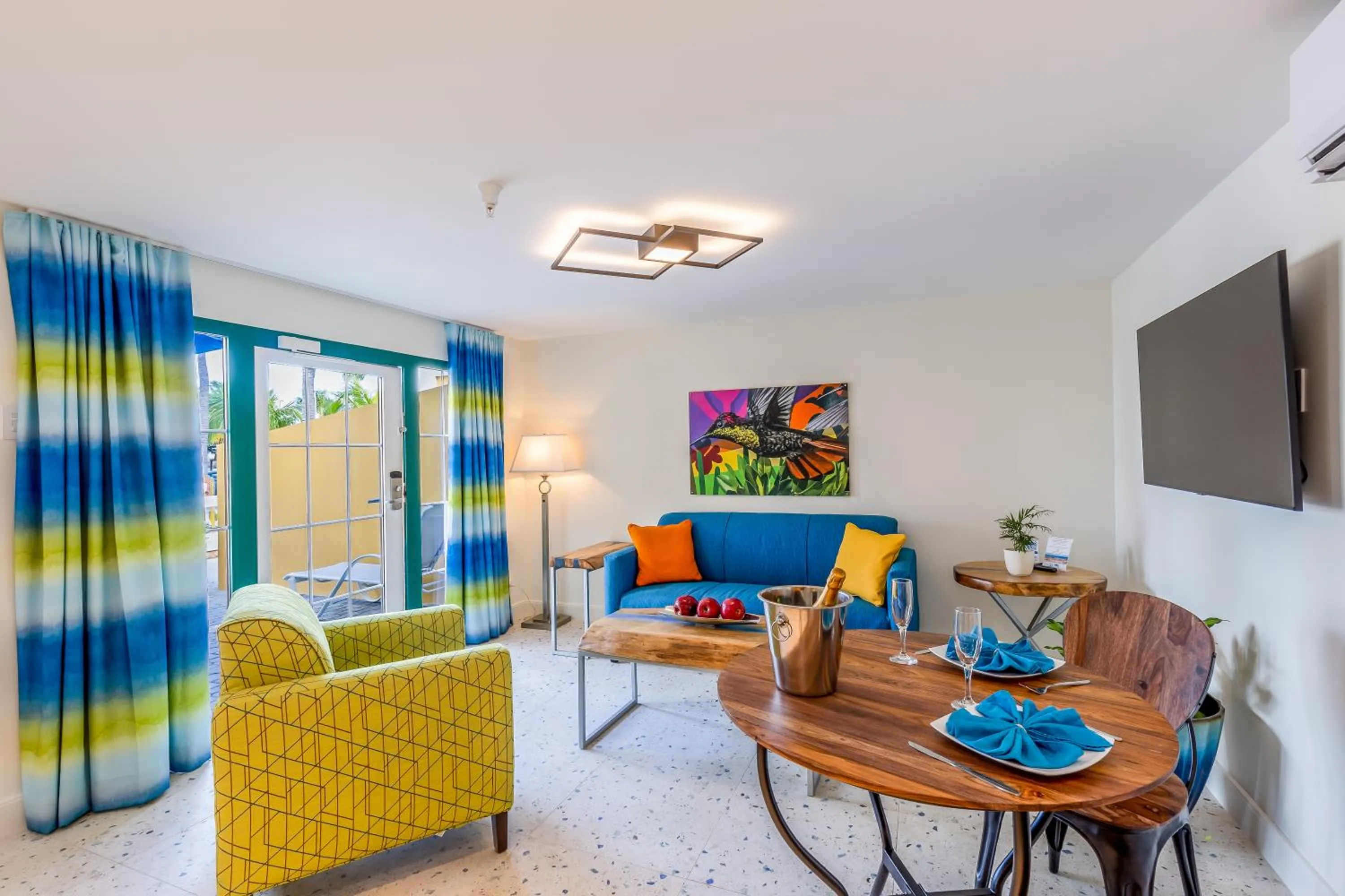 Living room in Amsterdam Manor Beach Resort