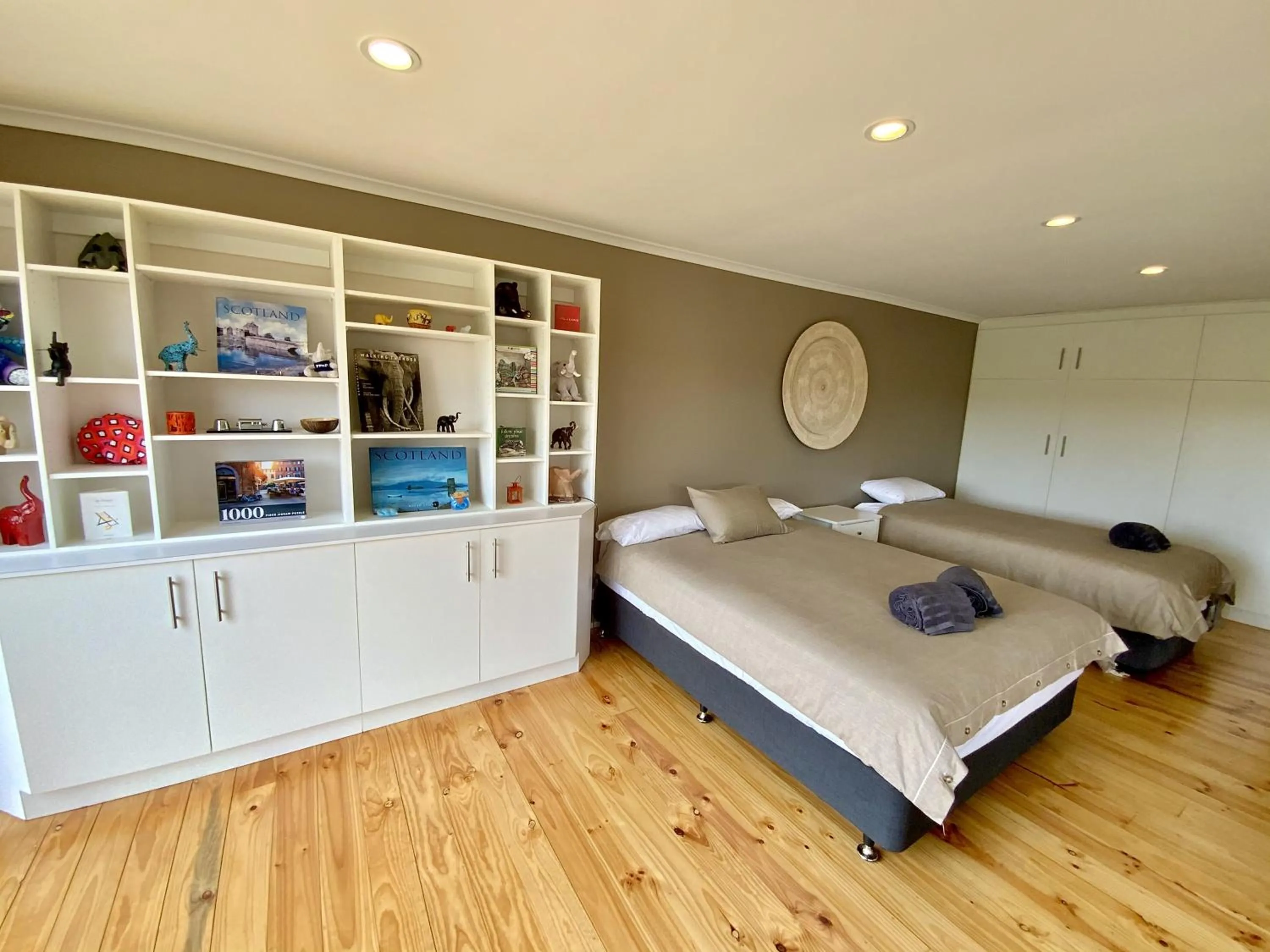 Bed in The Views Cottage