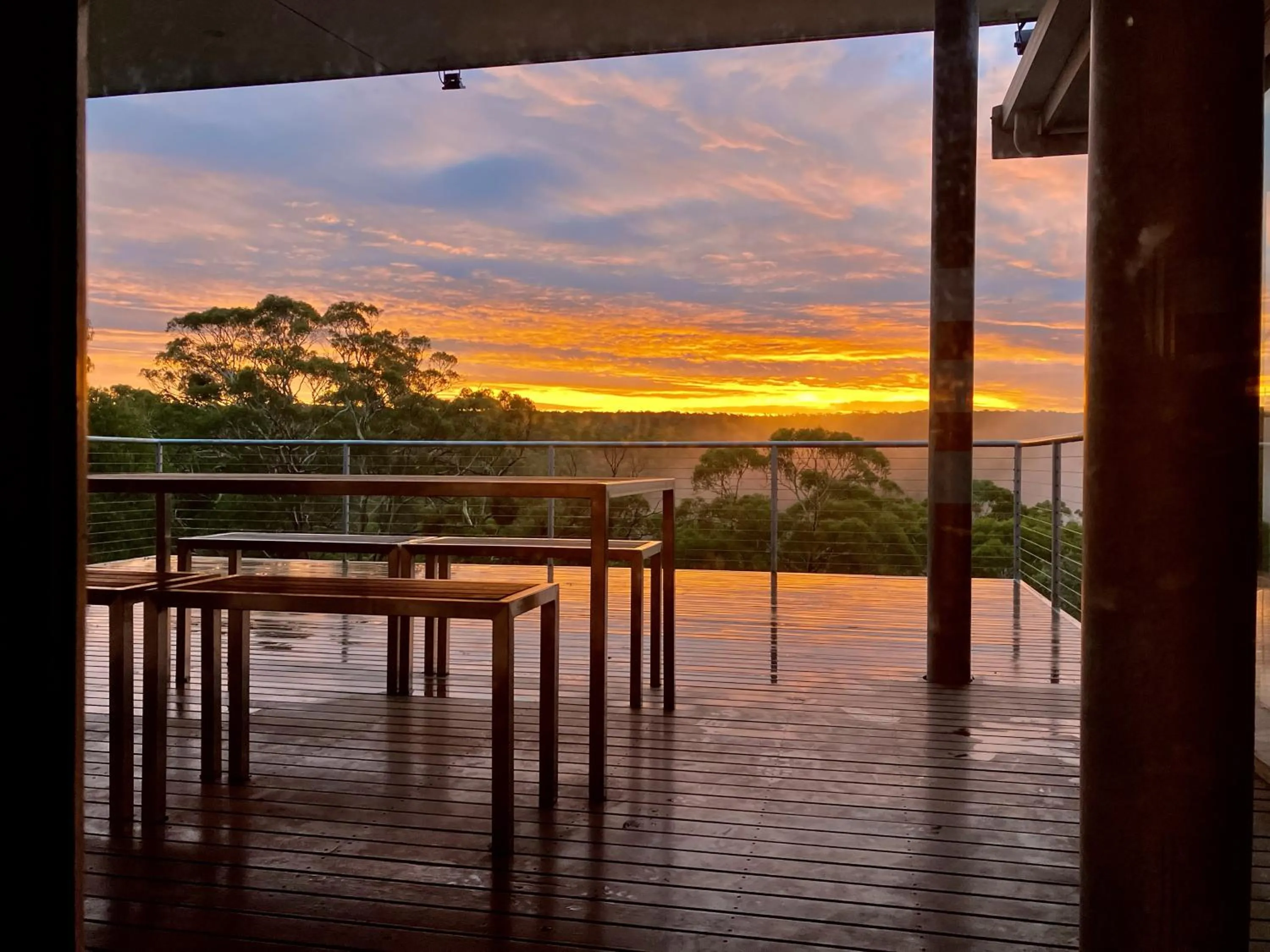 Patio in The Views Cottage