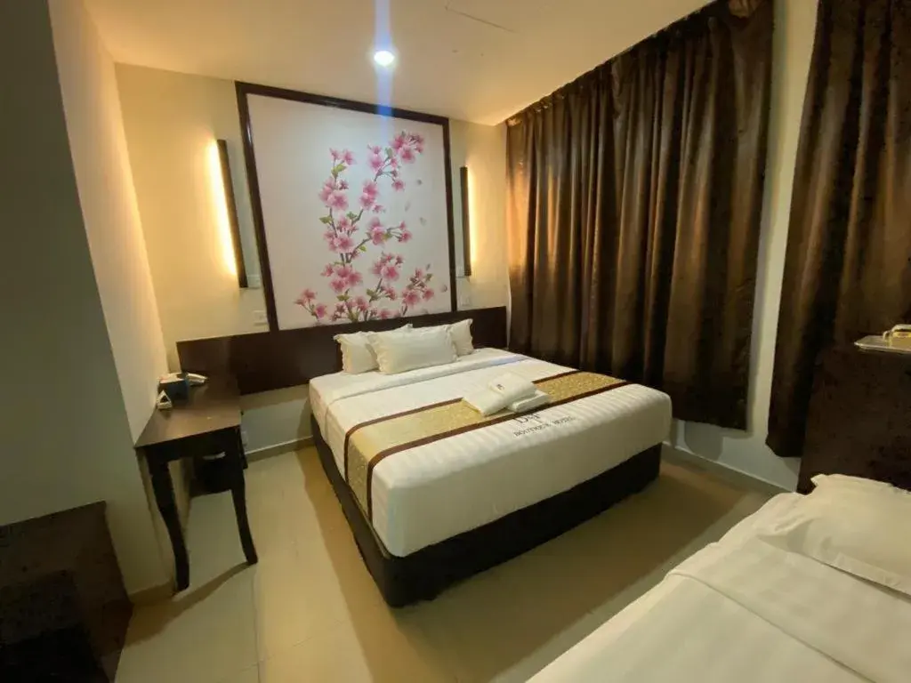Bed in D&F BOUTIQUE HOTEL SENAWANG Bed in D&F BOUTIQUE HOTEL SENAWANG