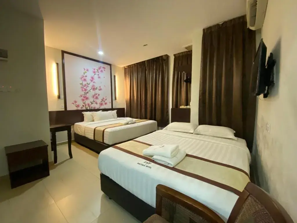 Bed in D&F BOUTIQUE HOTEL SENAWANG Bed in D&F BOUTIQUE HOTEL SENAWANG