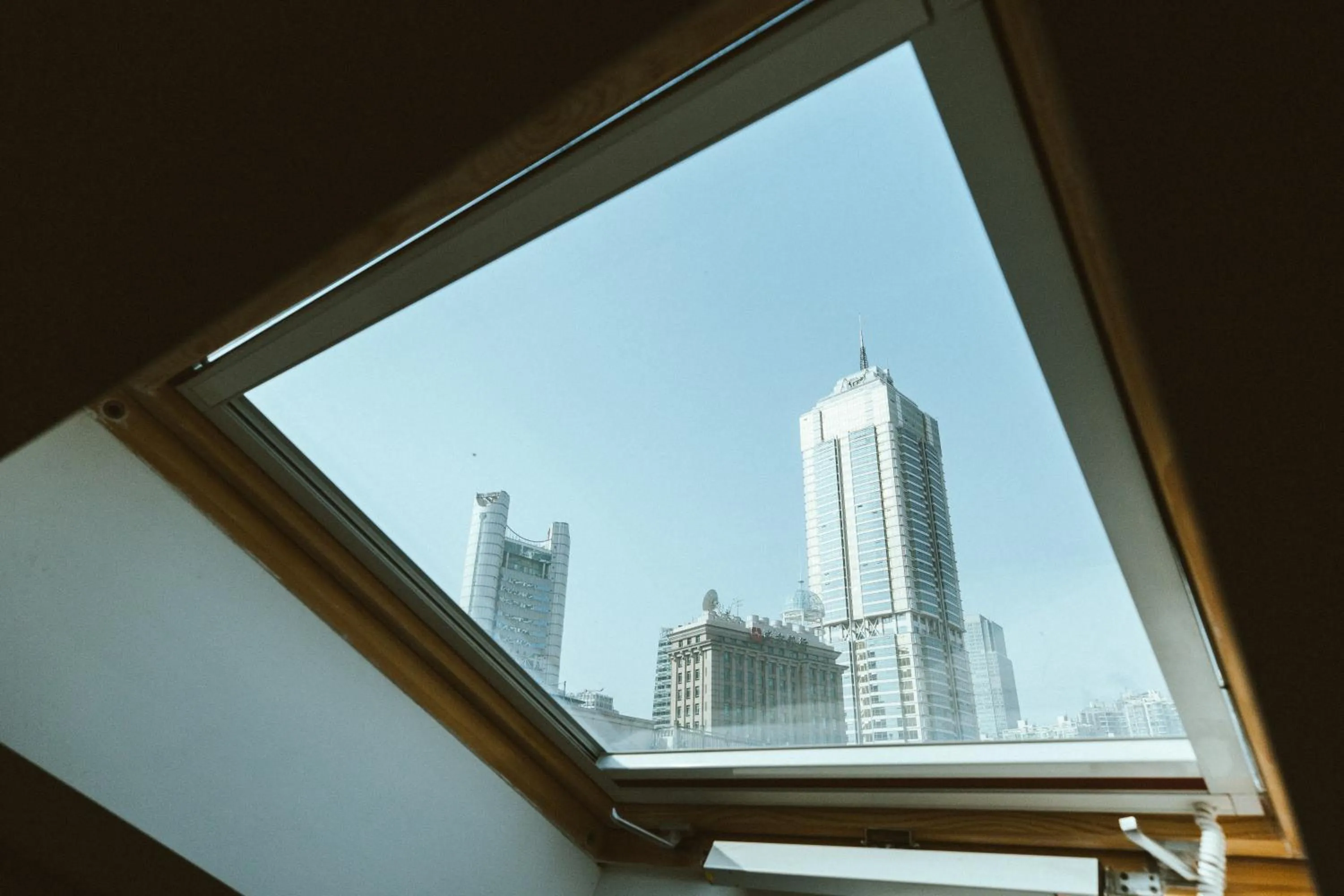 City view in Shanghai Fish Inn People Square