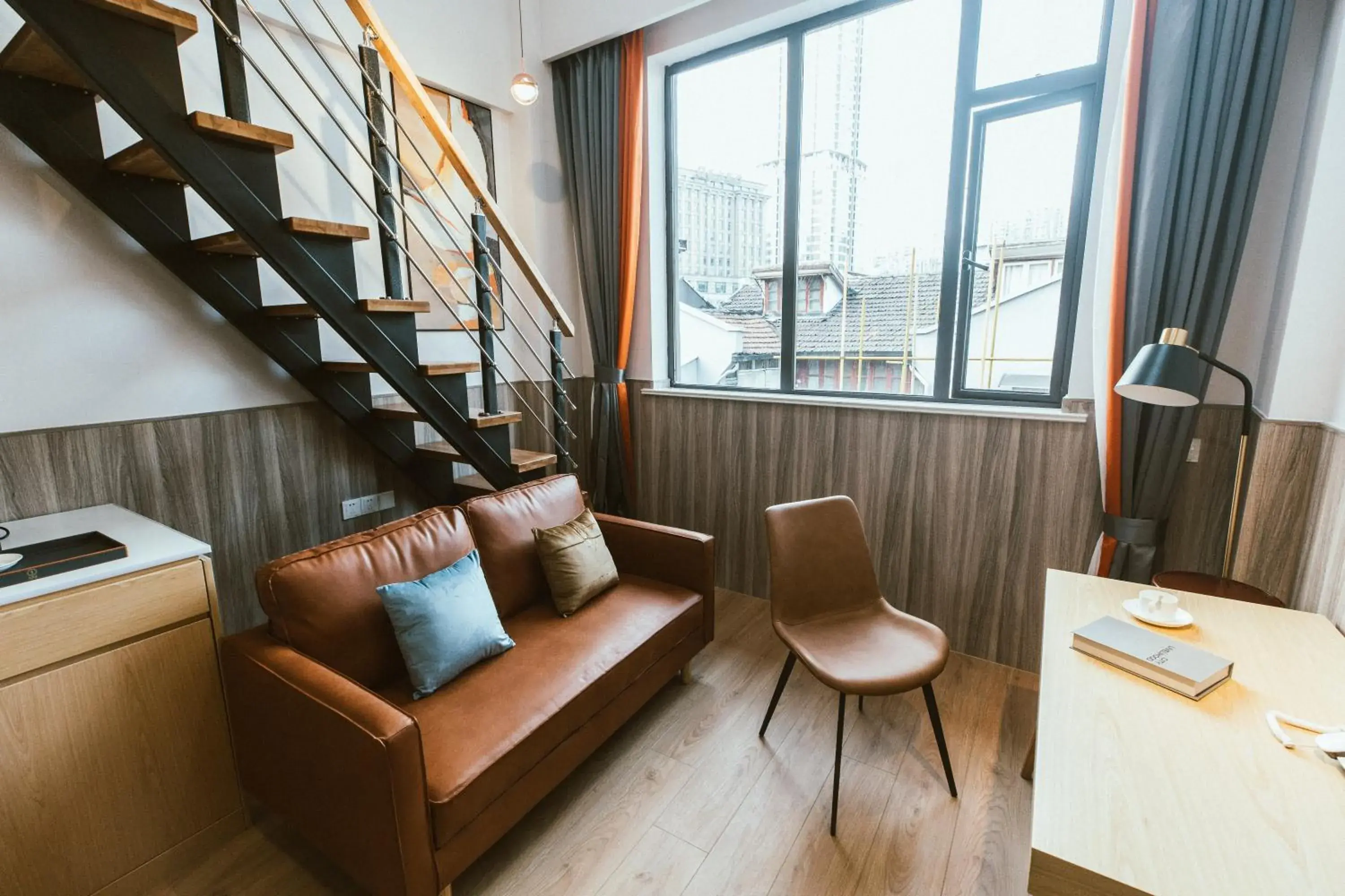 Living room in Shanghai Fish Inn People Square Living room in Shanghai Fish Inn People Square