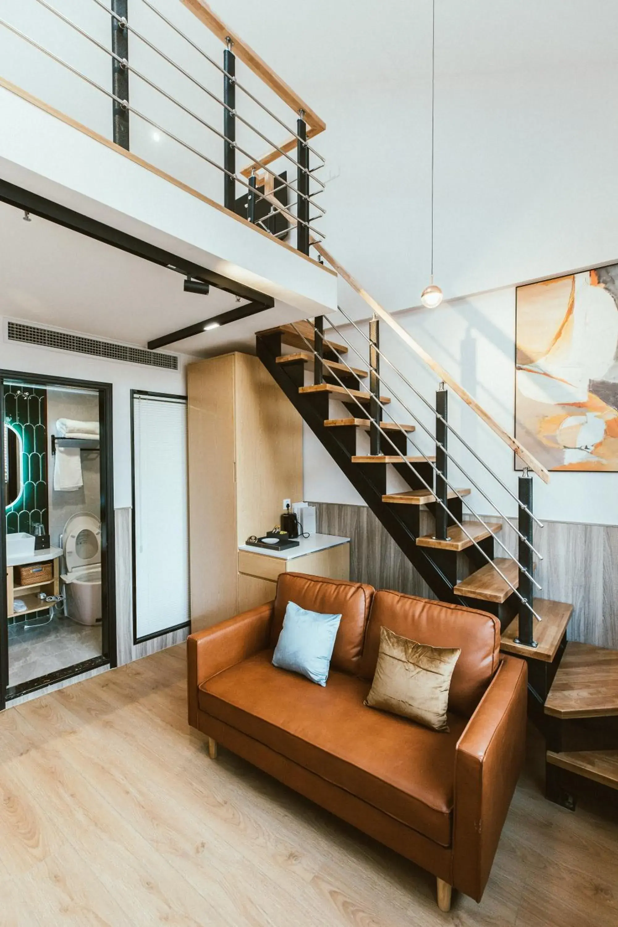 Living room in Shanghai Fish Inn People Square Living room in Shanghai Fish Inn People Square