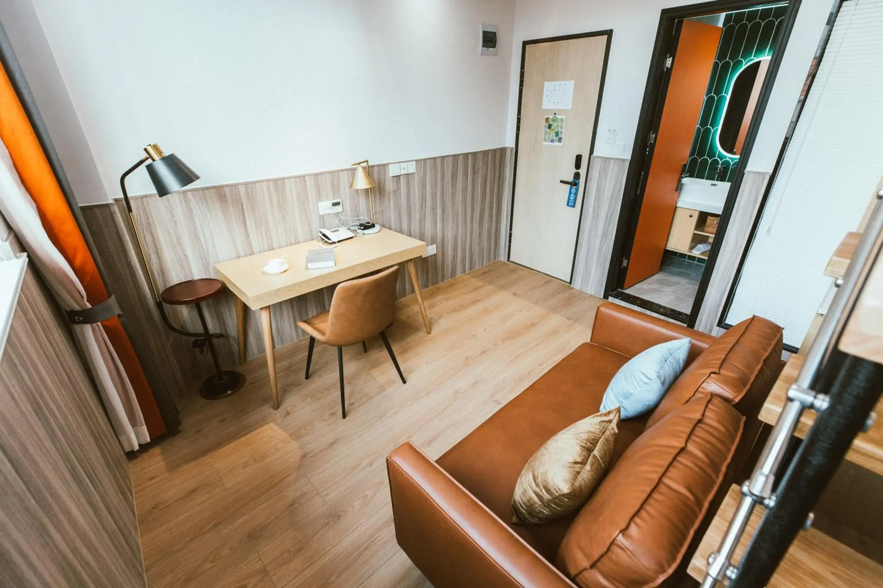 Living room in Shanghai Fish Inn People Square Living room in Shanghai Fish Inn People Square