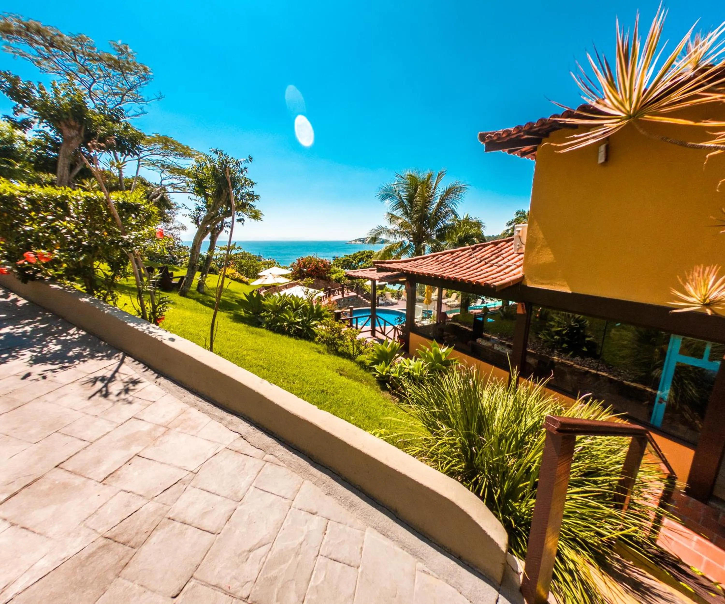 Garden view in La Boheme Hotel e Apart Hotel