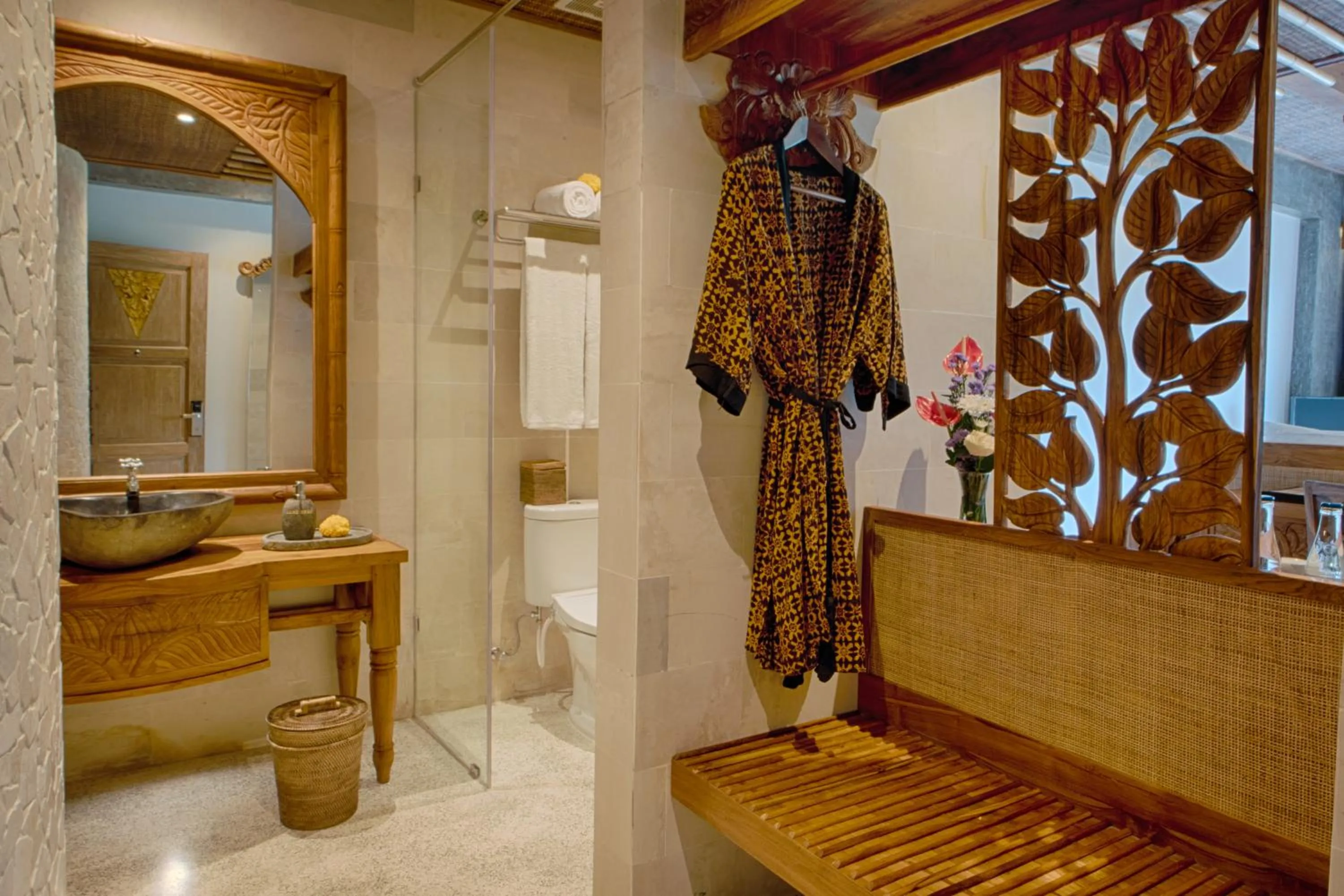 Shower in Kastara Resort