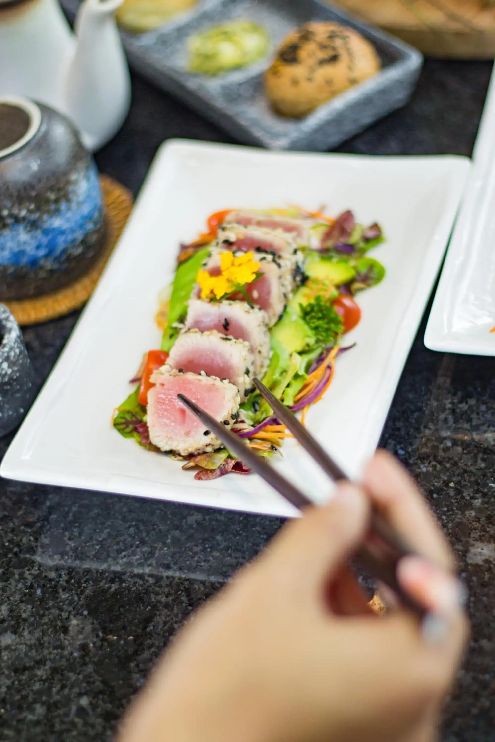 Food close-up in Kastara Resort Food close-up in Kastara Resort