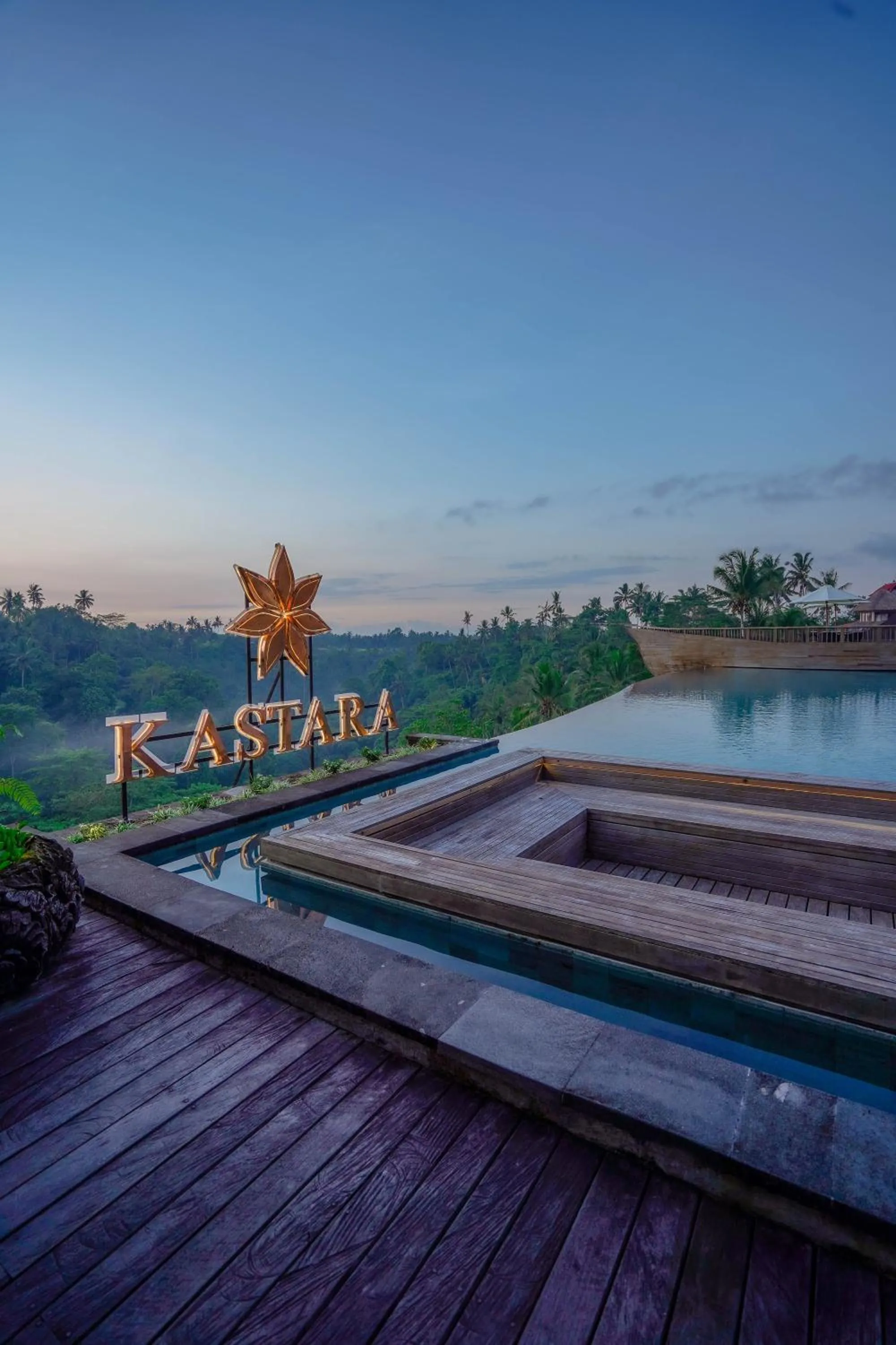 Pool view in Kastara Resort