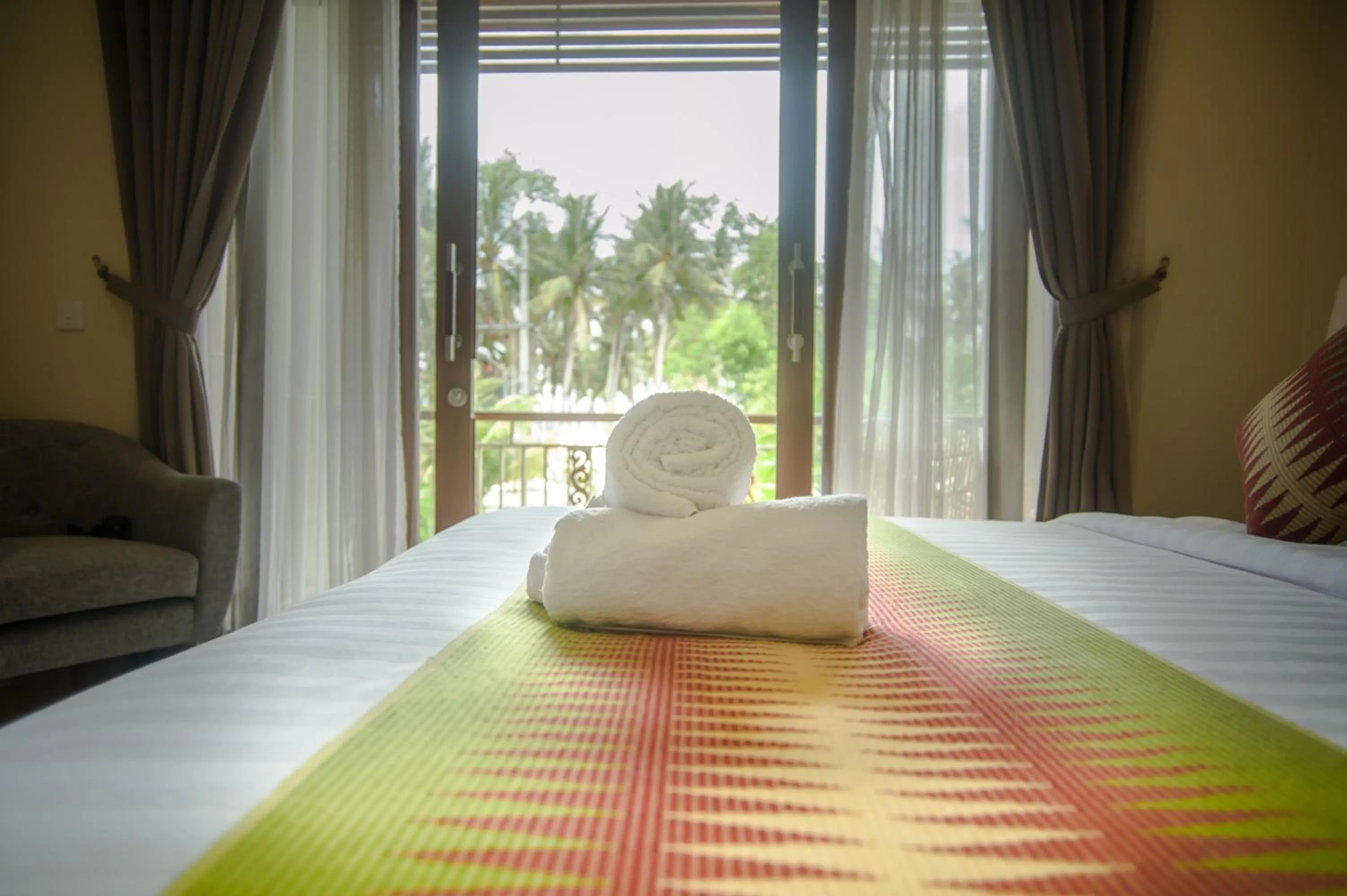 Bed in Akatara Hotel