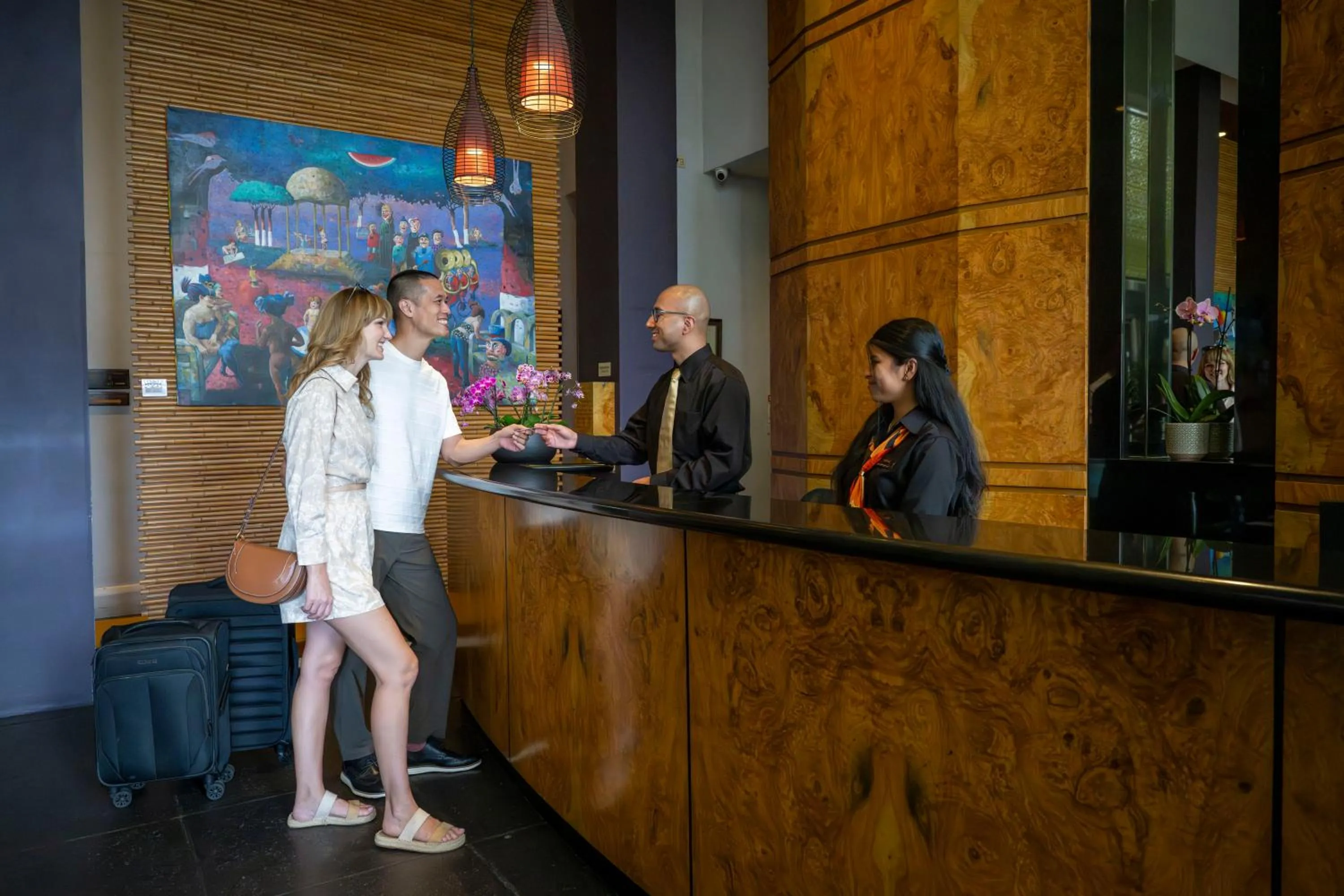 Lobby or reception in Hotel Grano de Oro