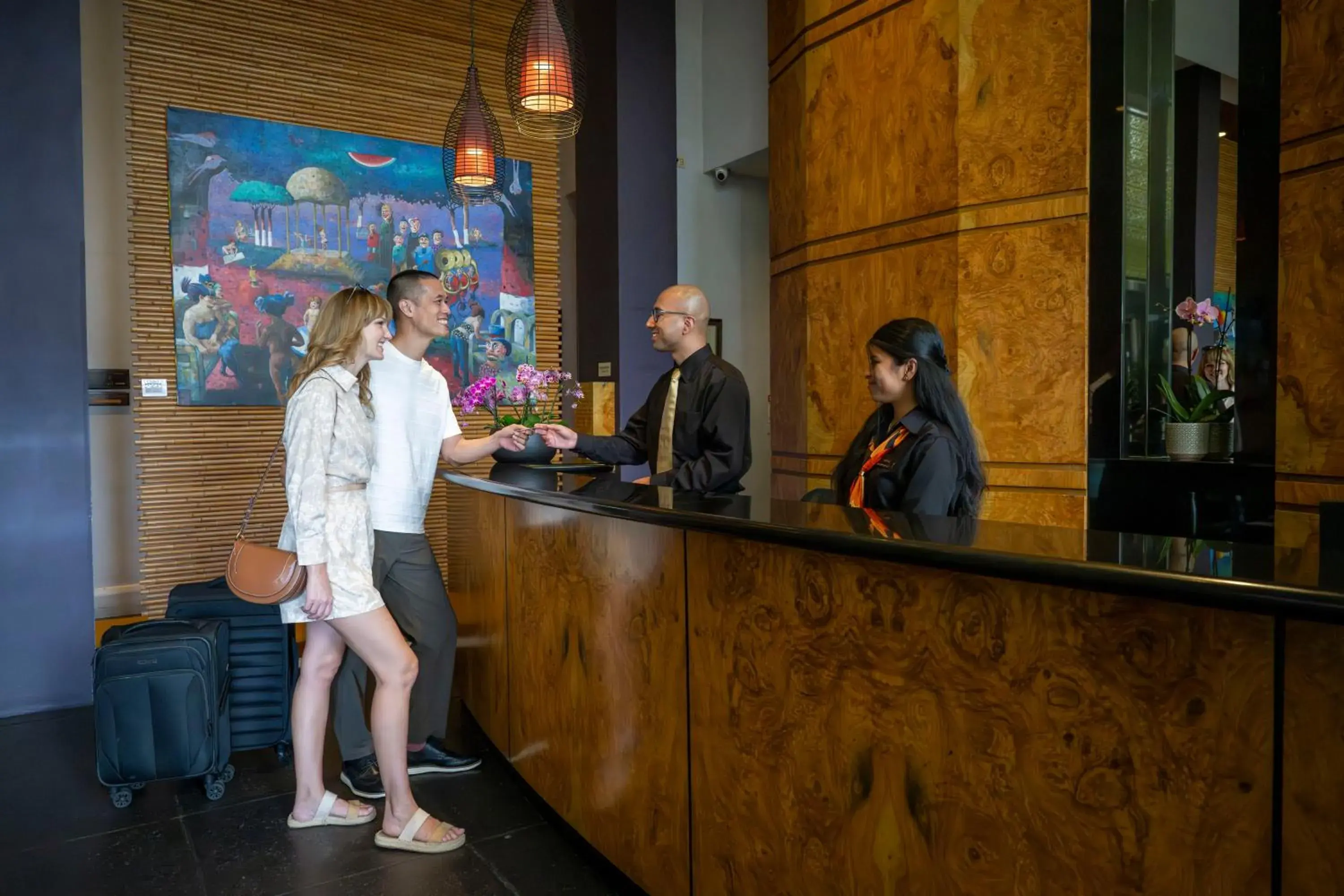 Lobby or reception in Hotel Grano de Oro Lobby or reception in Hotel Grano de Oro