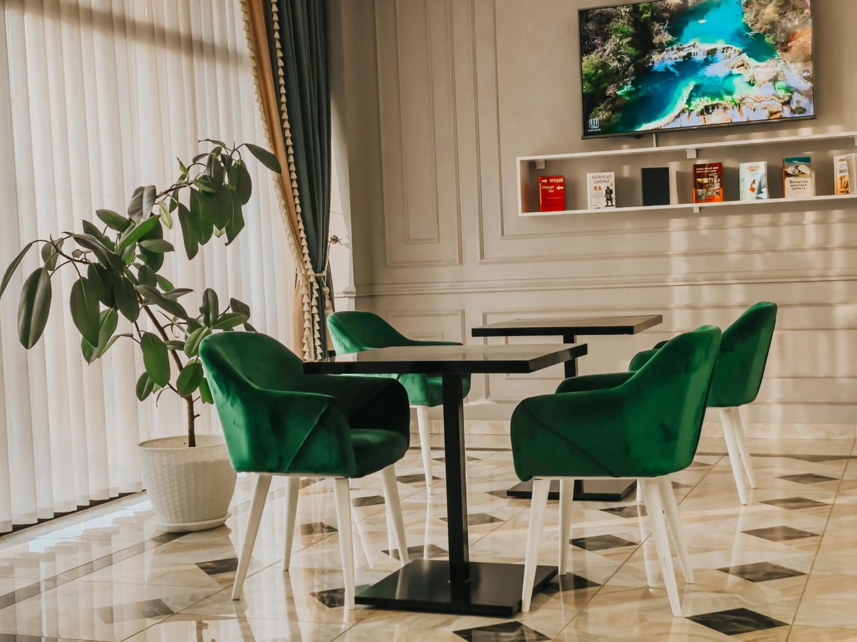 Living room in Hotel Resident Bishkek