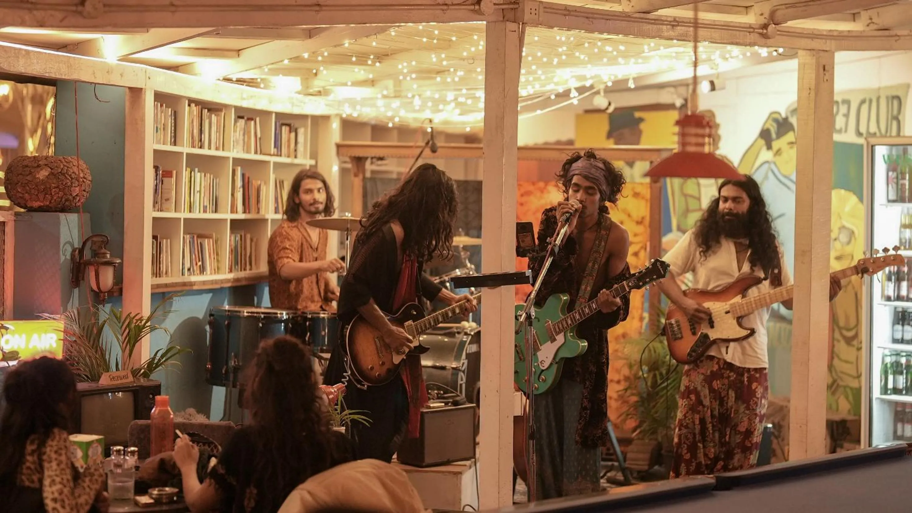 People in Anjoned Hostel & Cafe