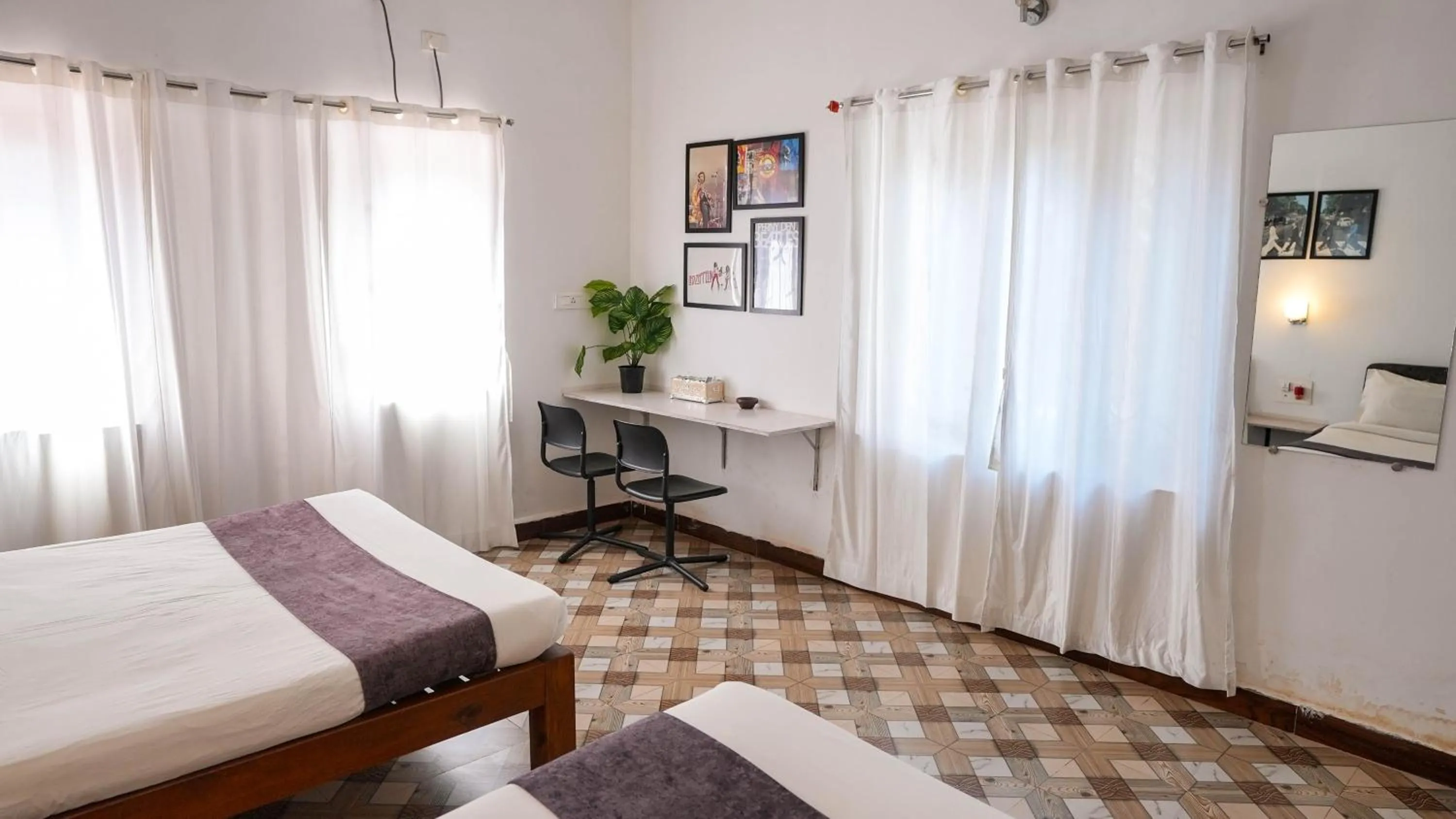 Bed in Anjoned Hostel & Cafe