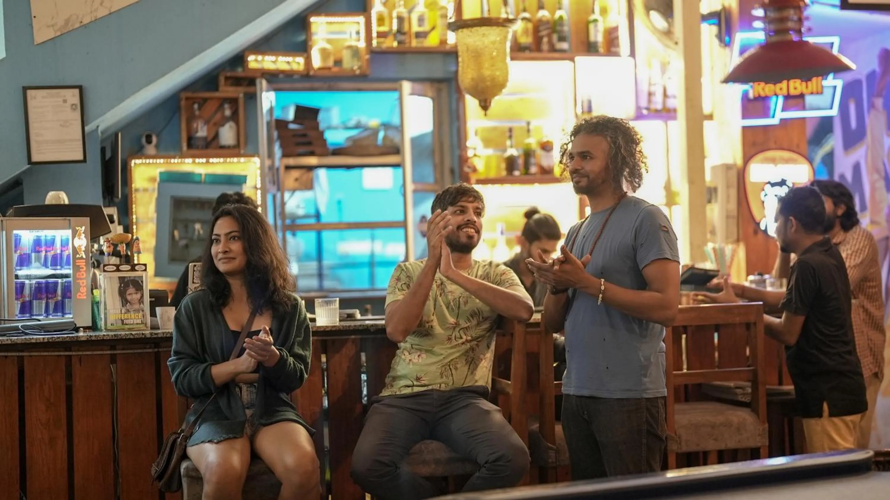 People in Anjoned Hostel & Cafe