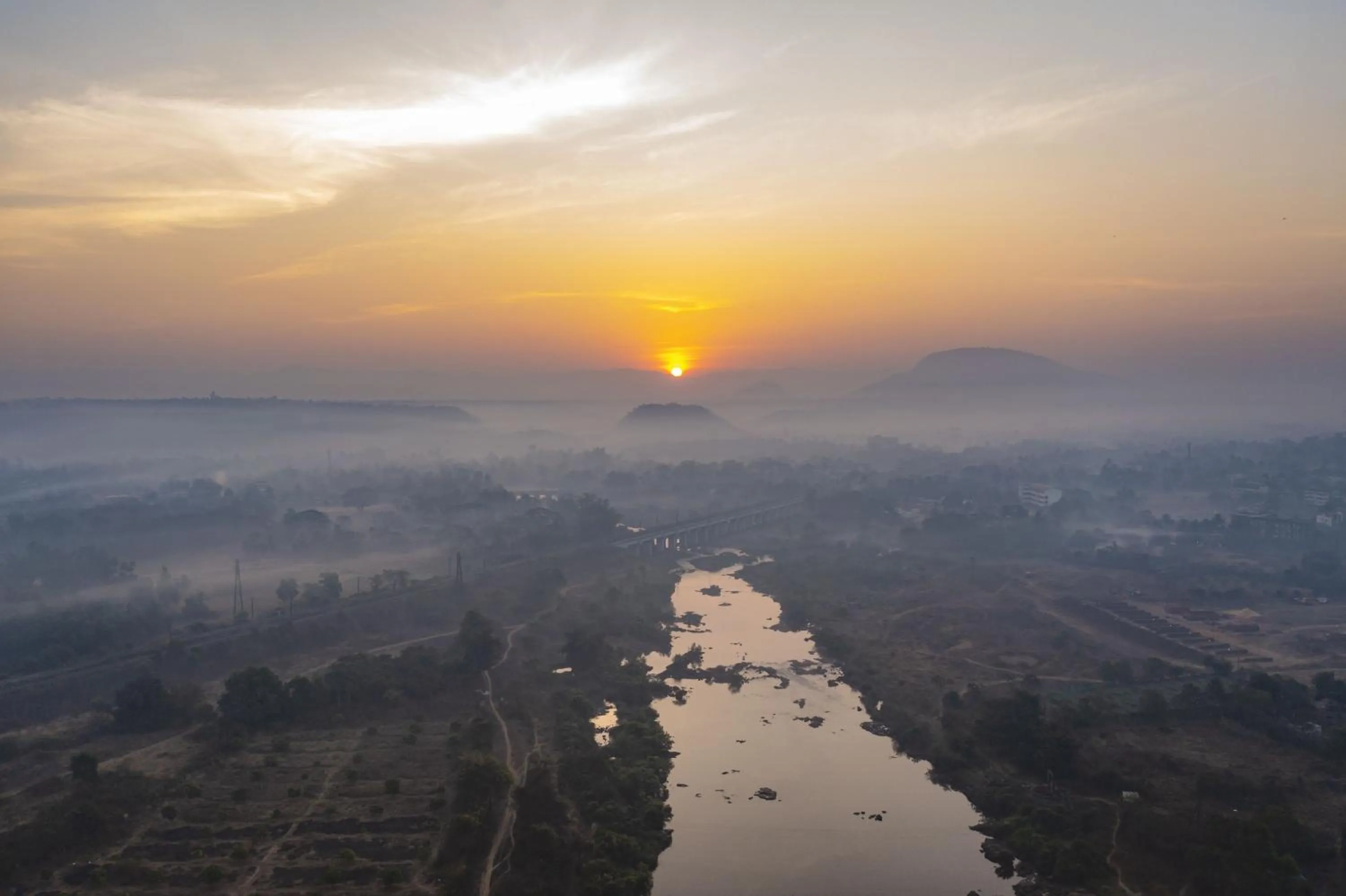 Bird's eye view in Zostel Kolad