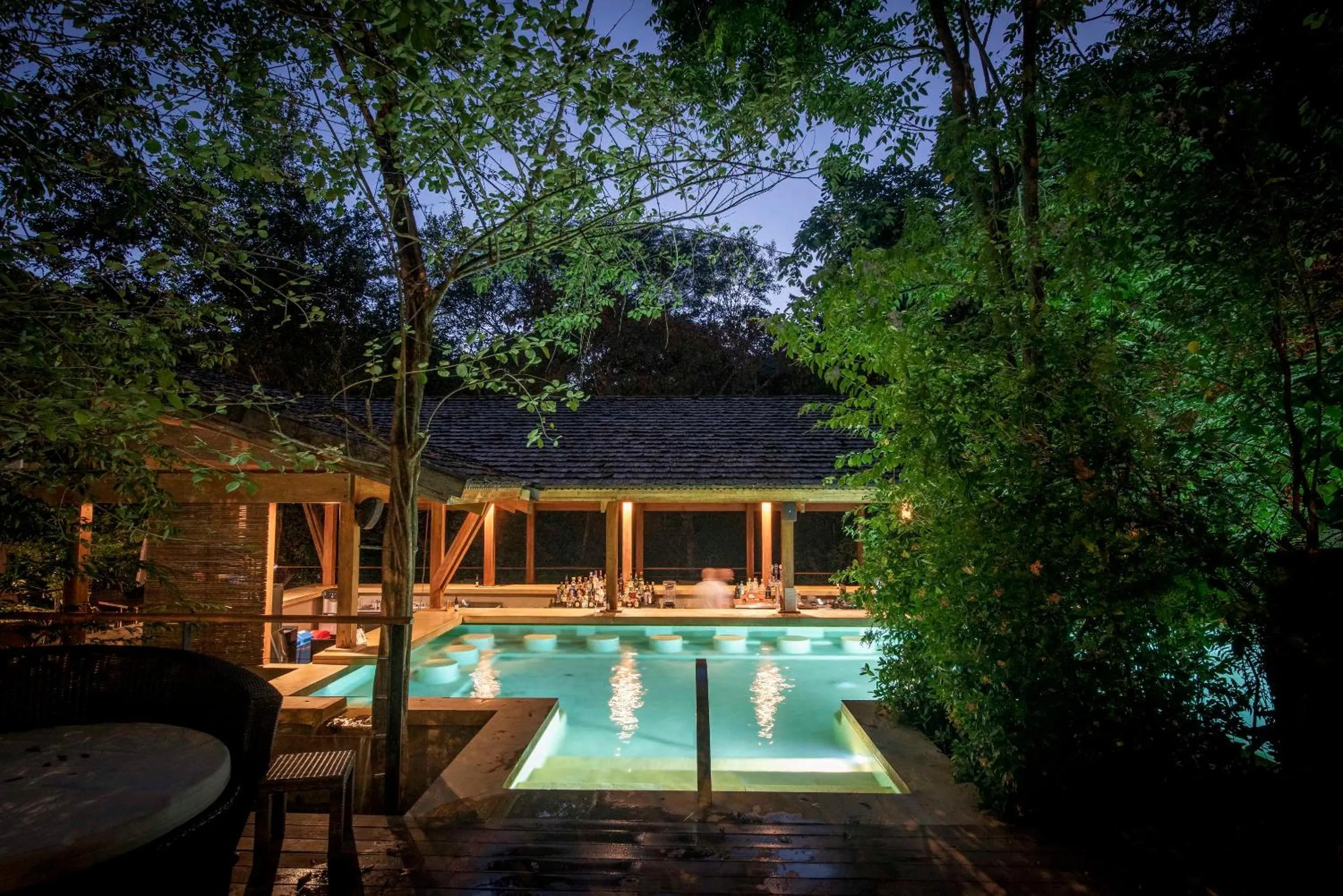 Swimming pool in Rio Perdido Hotel & Thermal River