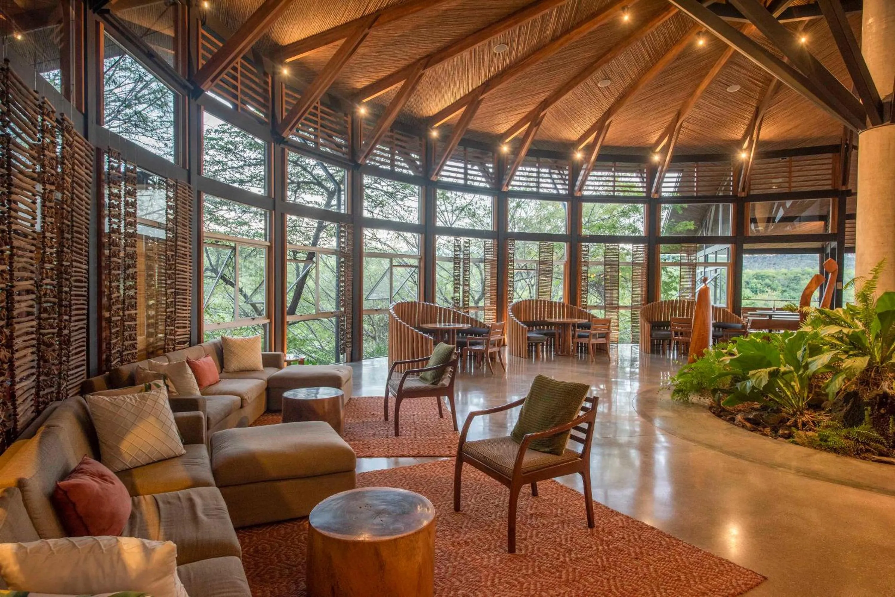 Living room in Rio Perdido Hotel & Thermal River