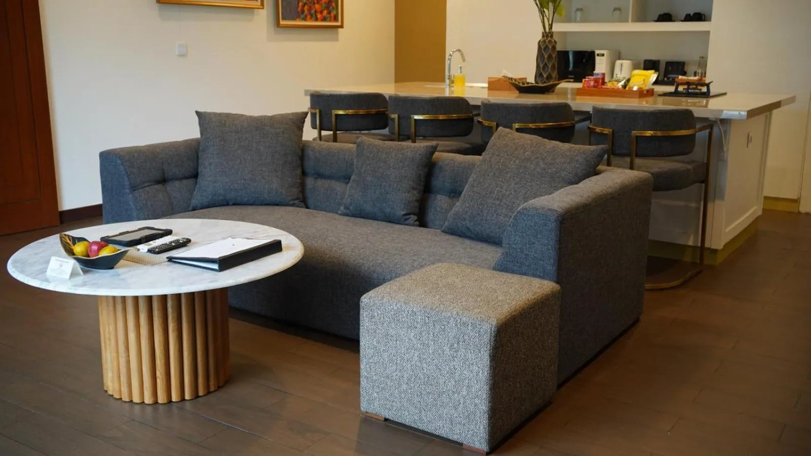 Living room in The Claremont Luxury Villas